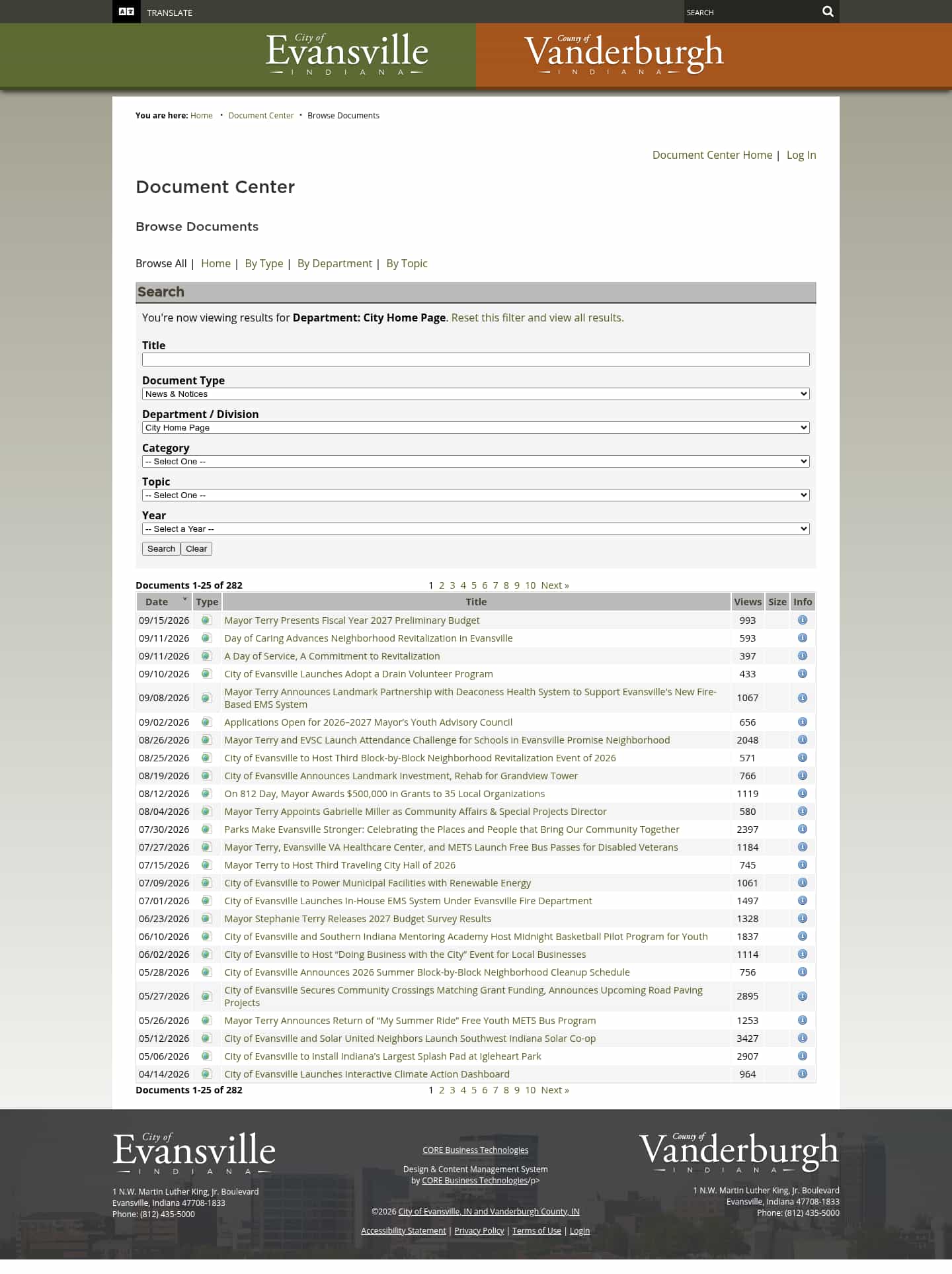 Latest website image capture
