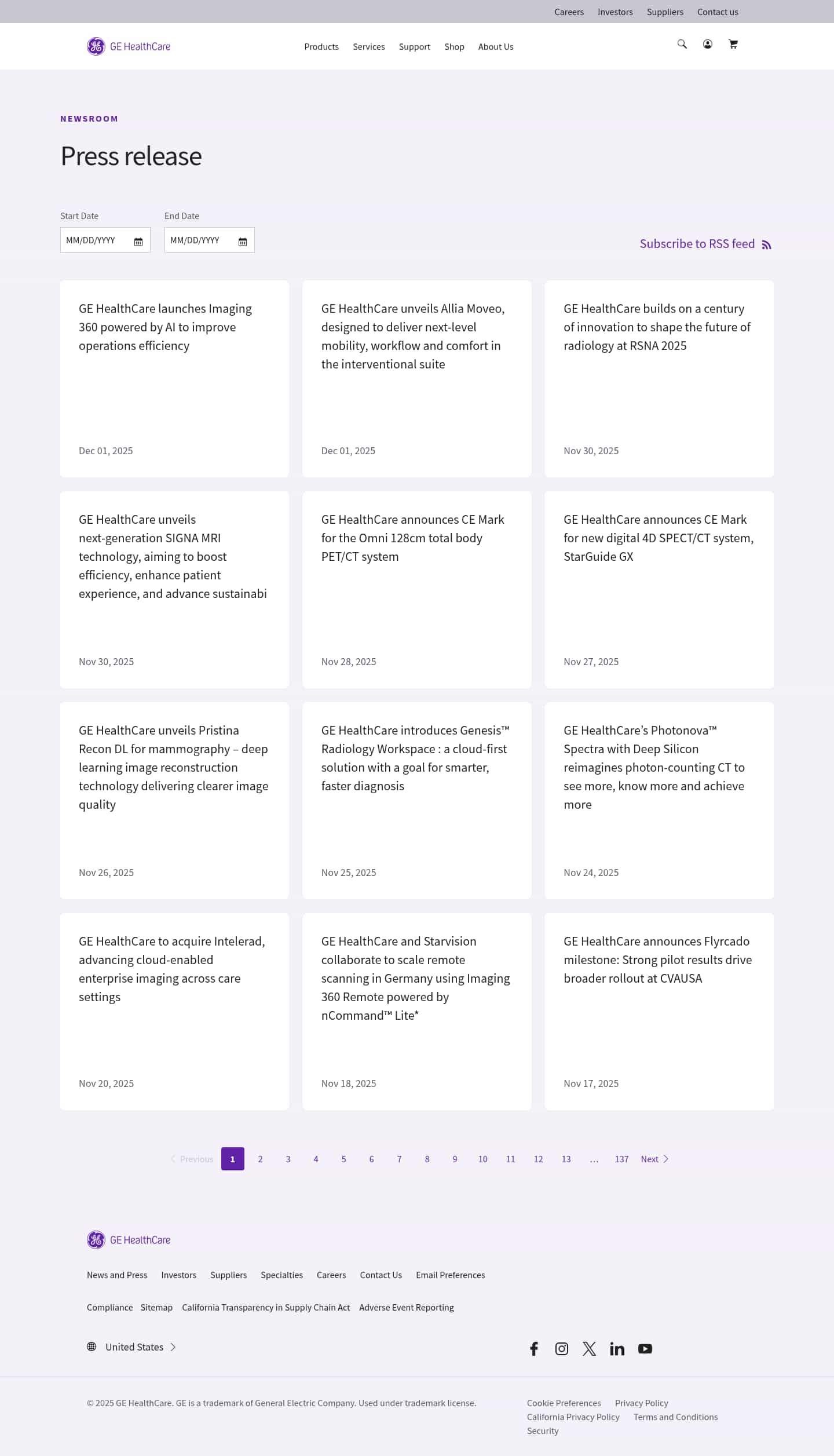 Latest website image capture