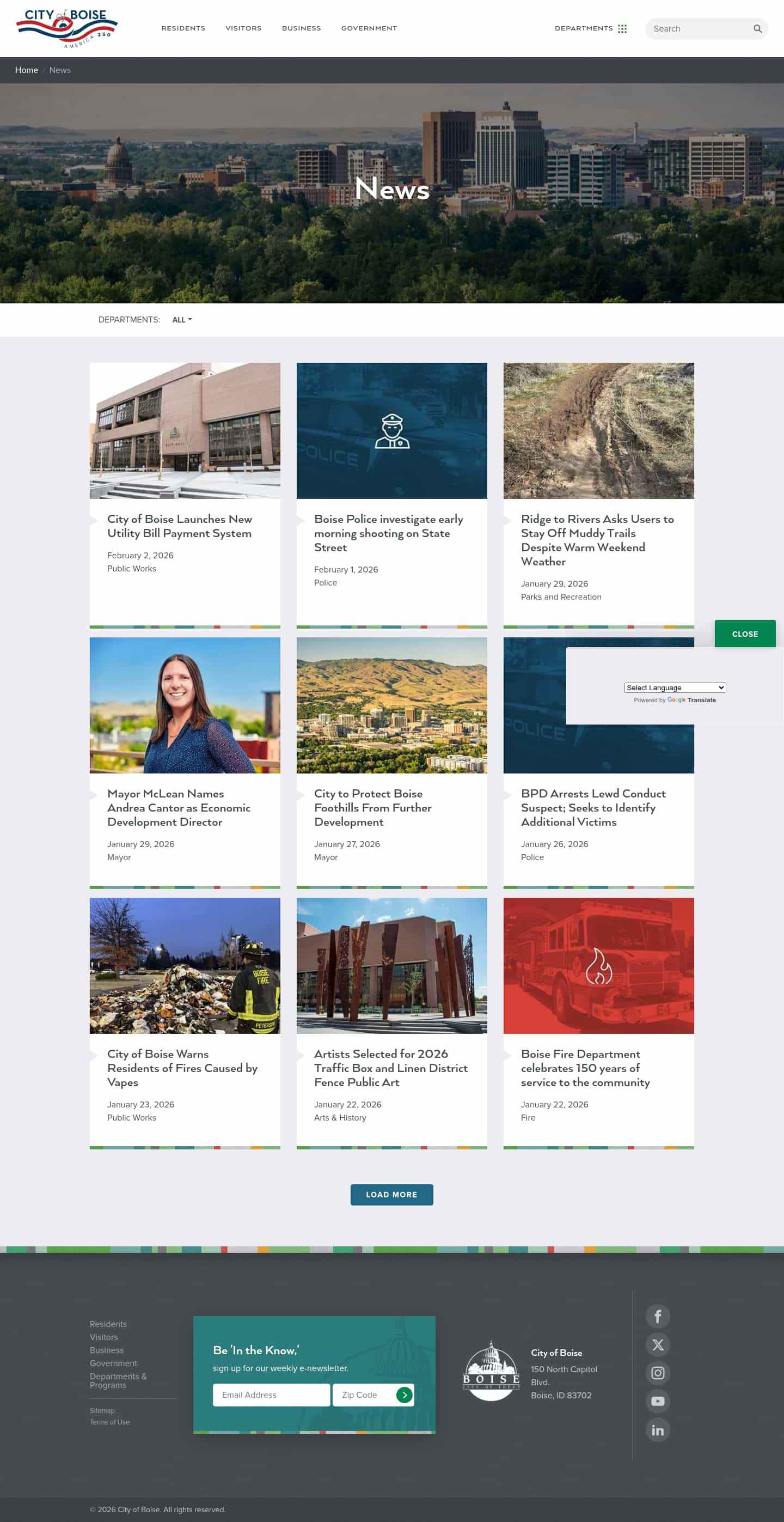 Latest website image capture