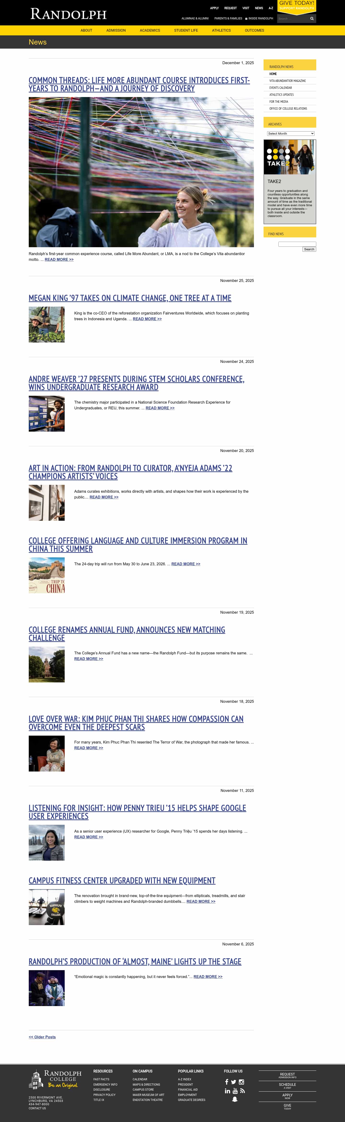 Latest website image capture