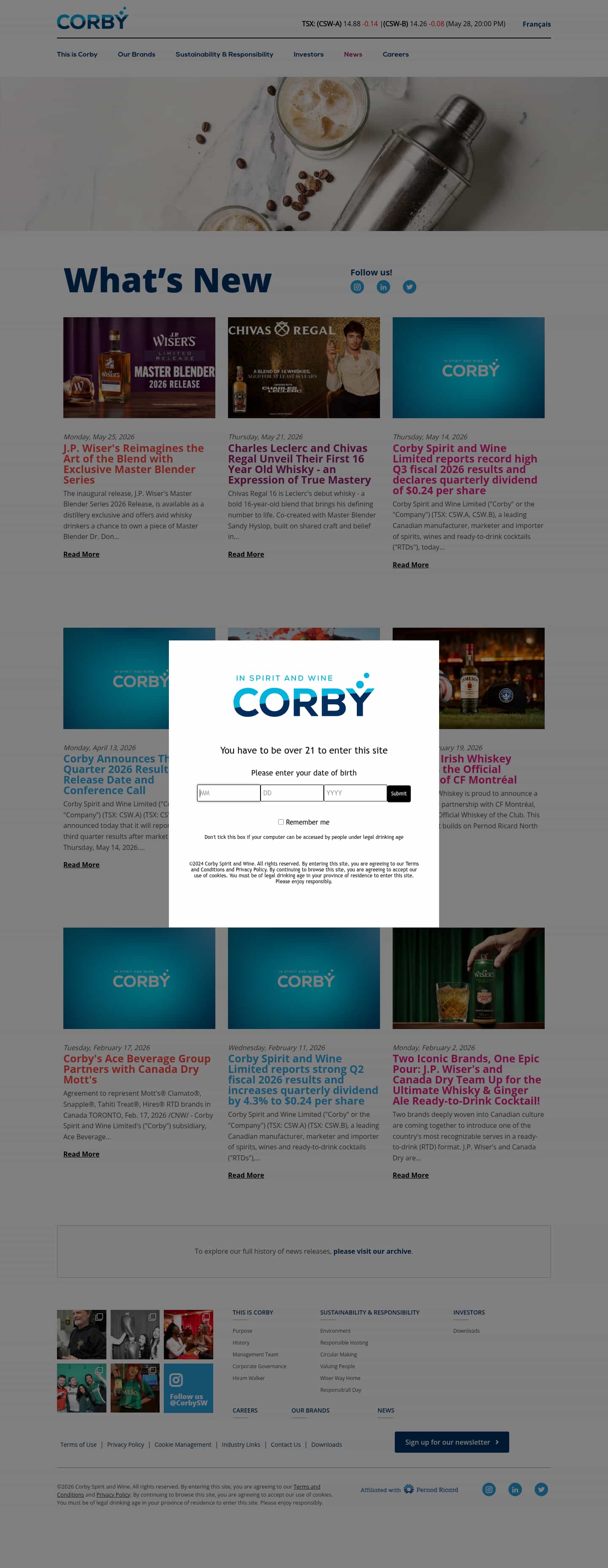 Latest website image capture