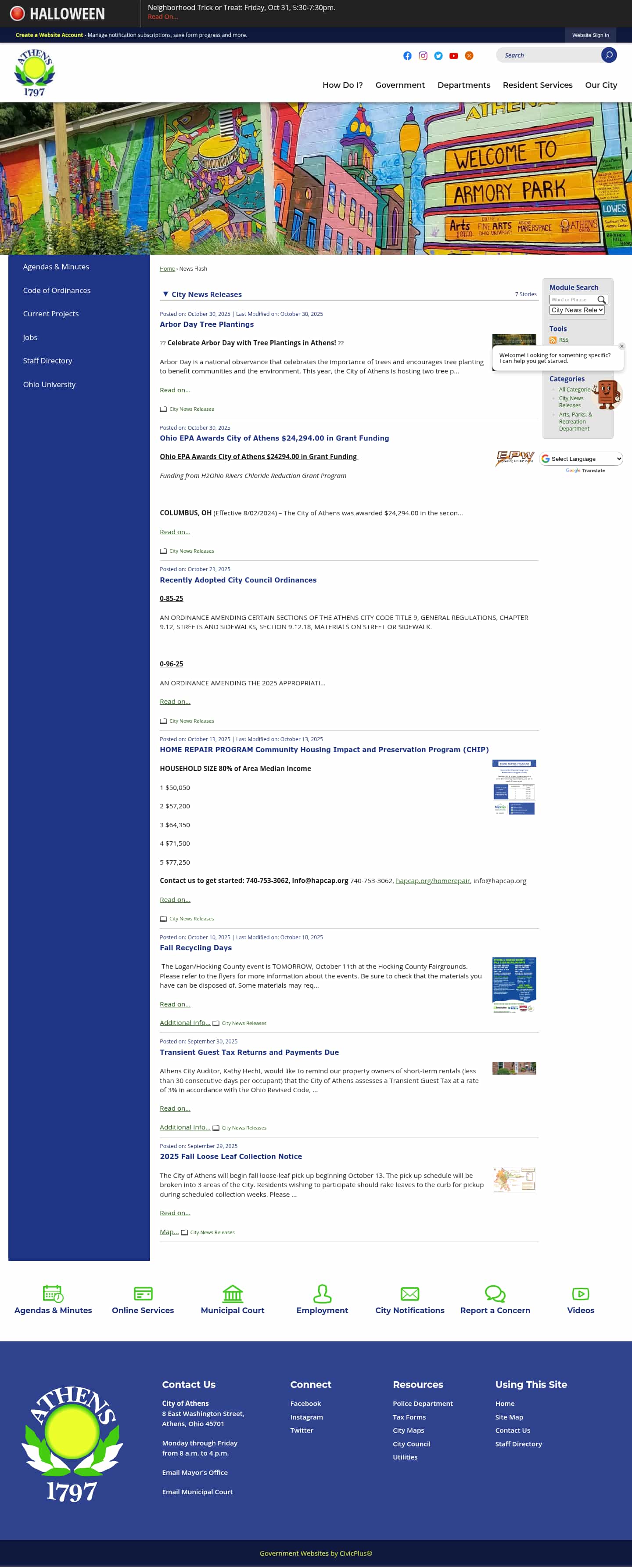 Latest website image capture