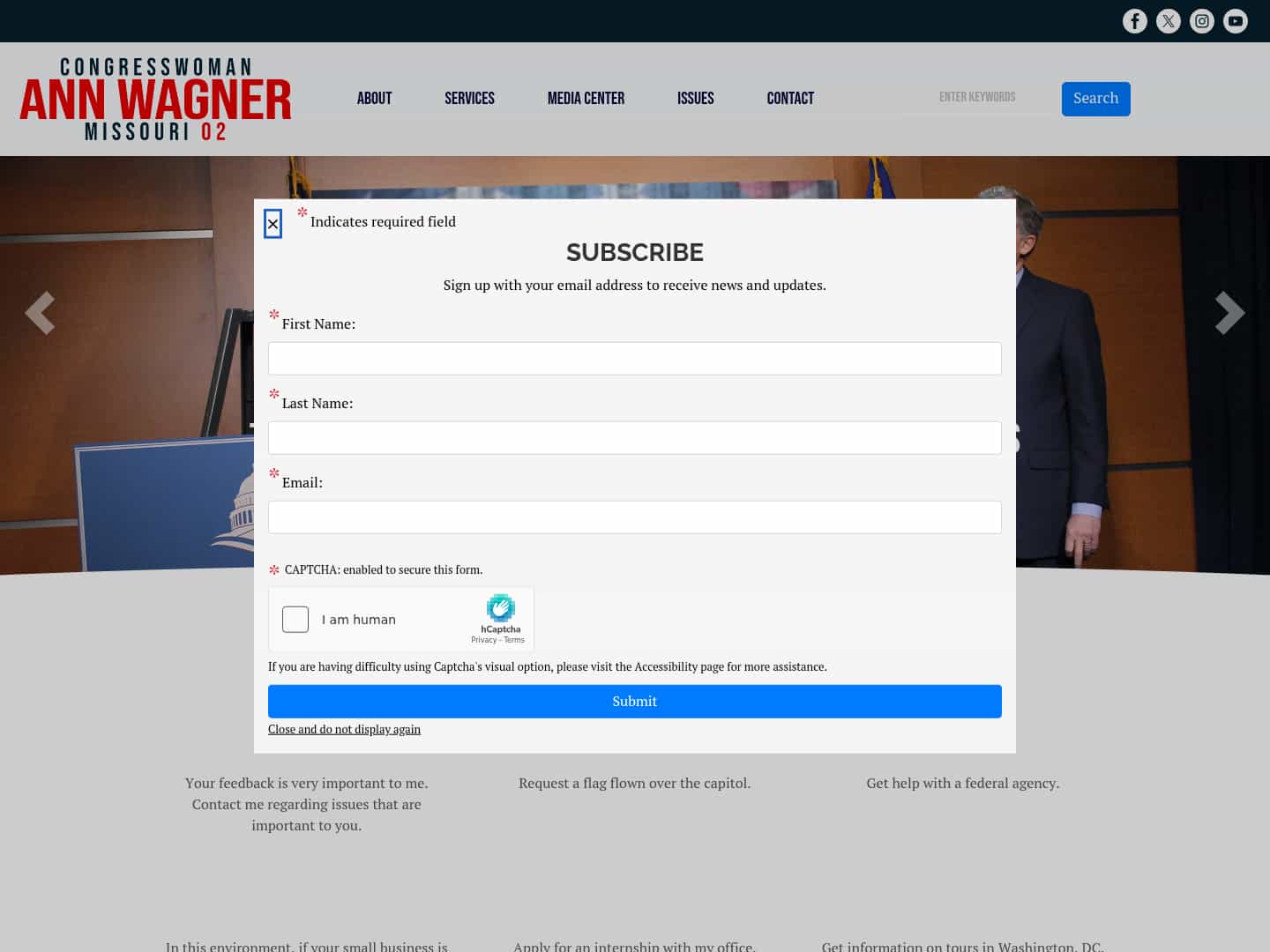 Latest website image capture