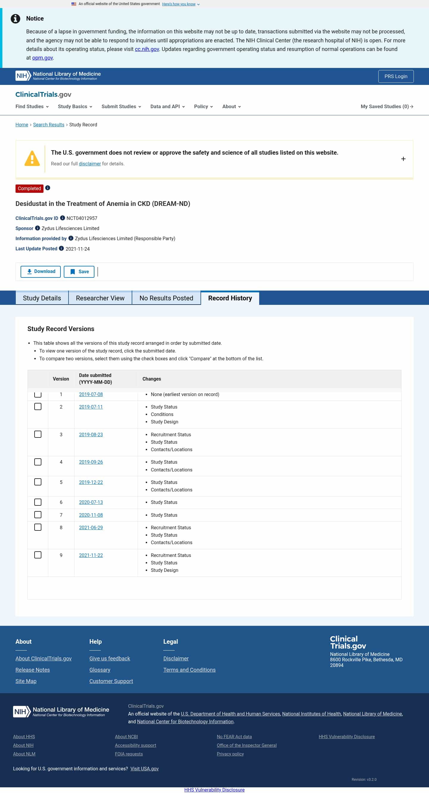 Latest website image capture