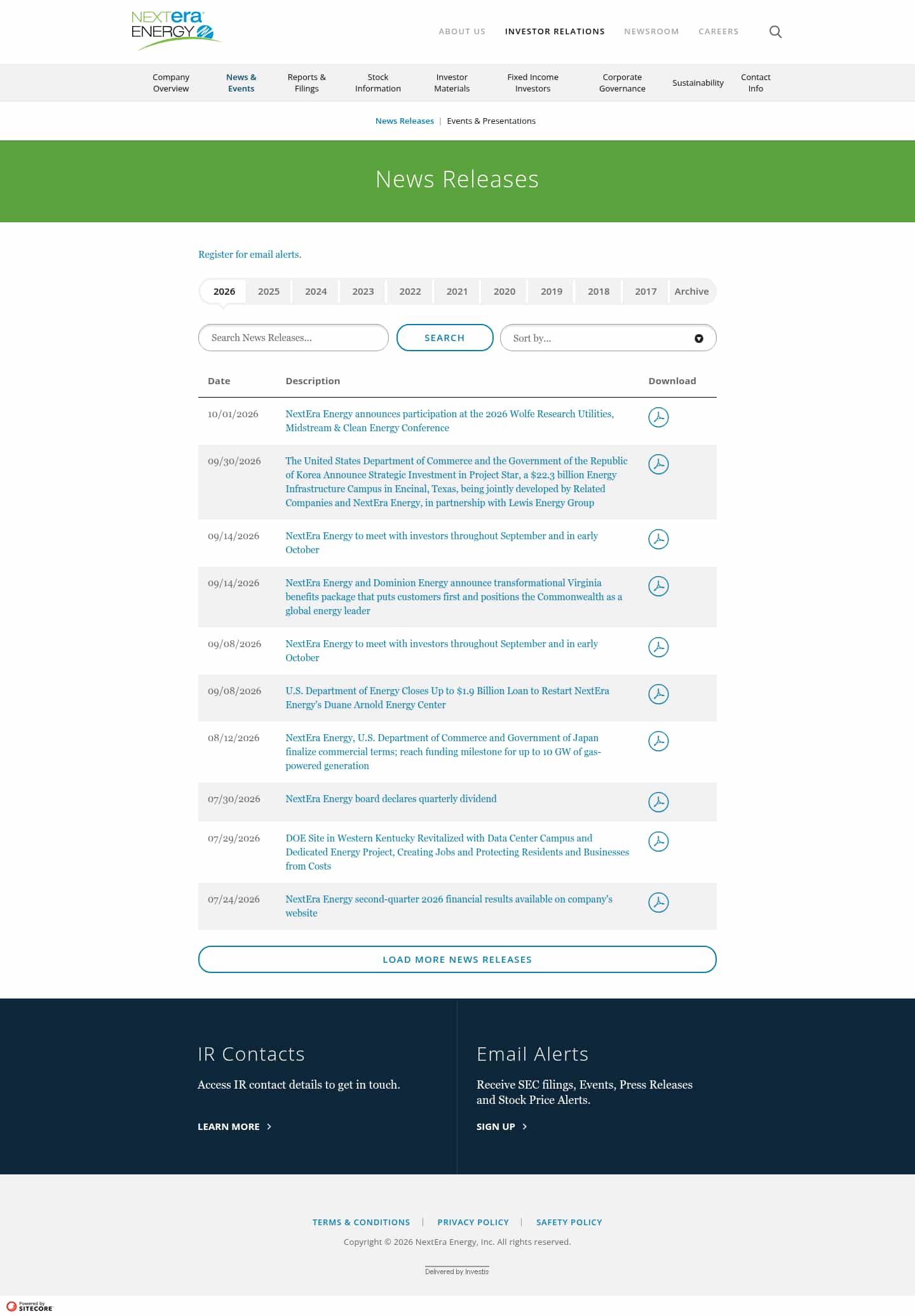 Latest website image capture