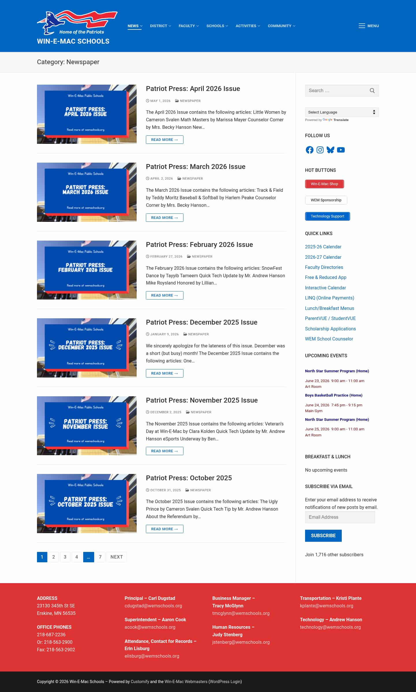 Latest website image capture