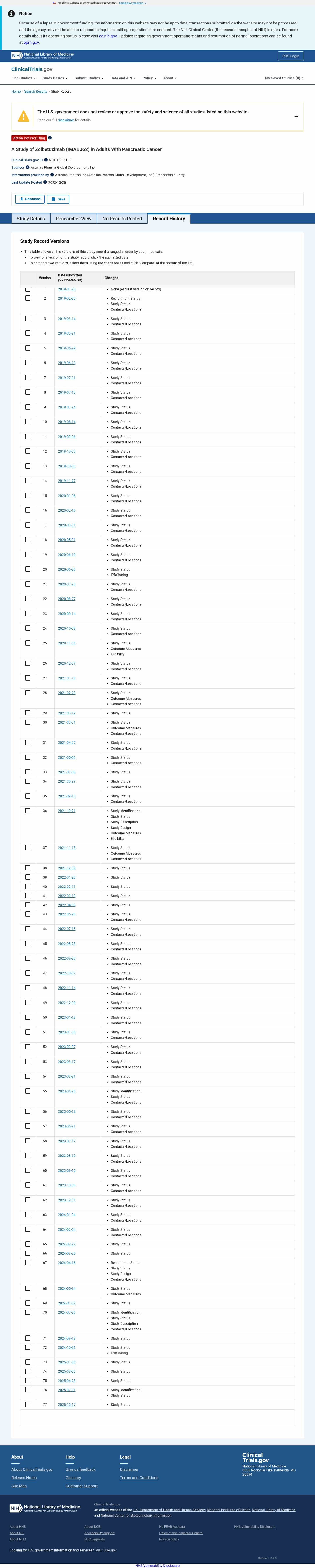 Latest website image capture