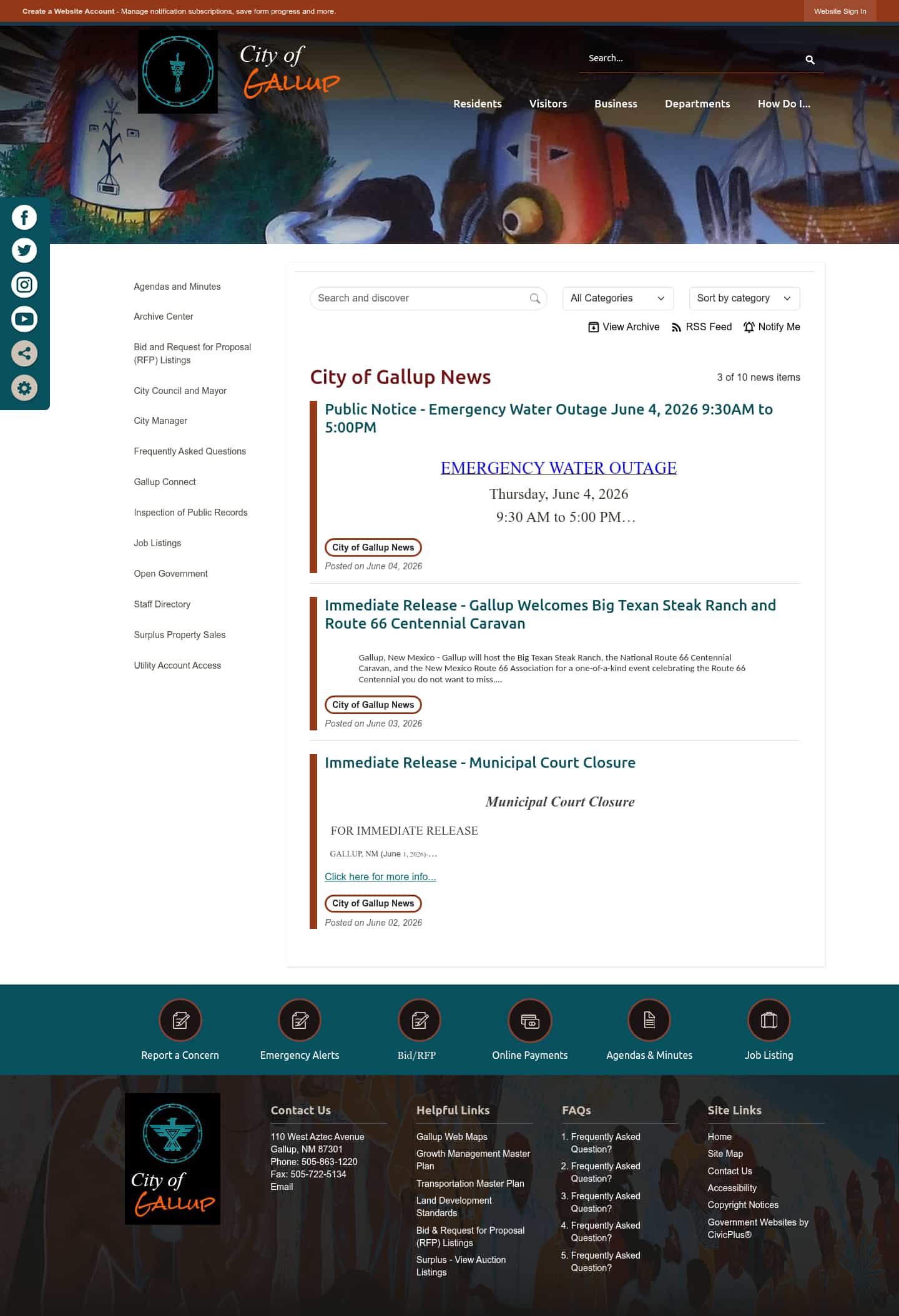Latest website image capture