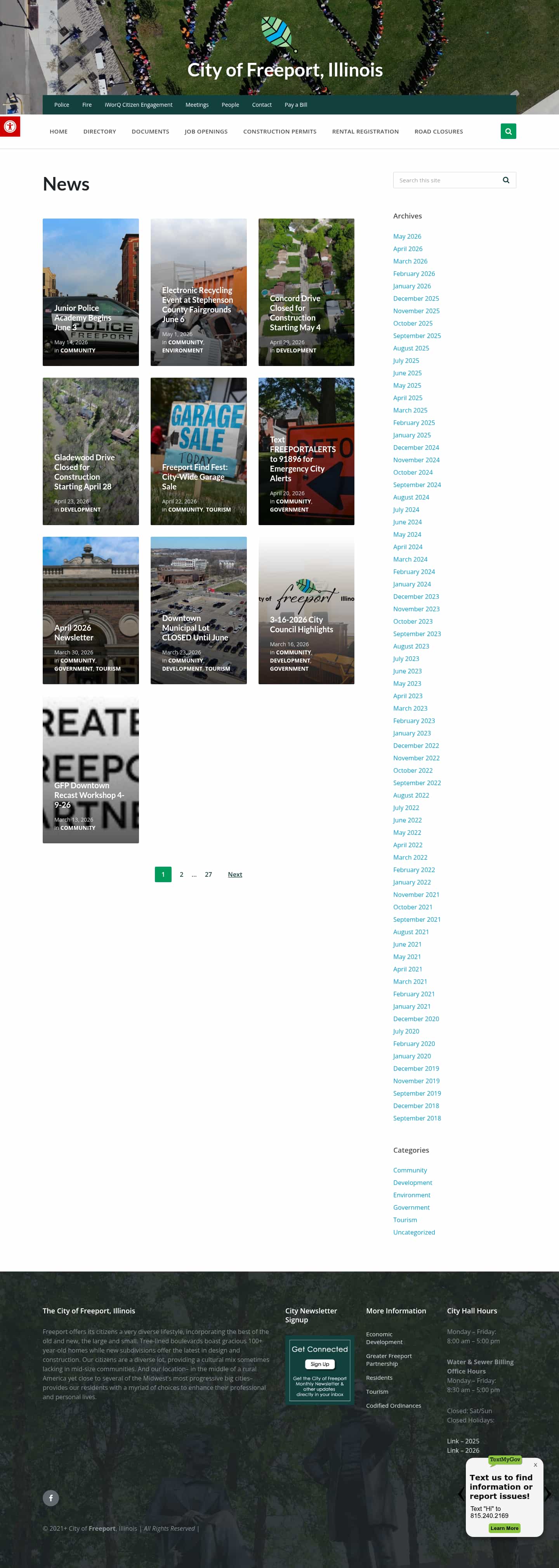 Latest website image capture