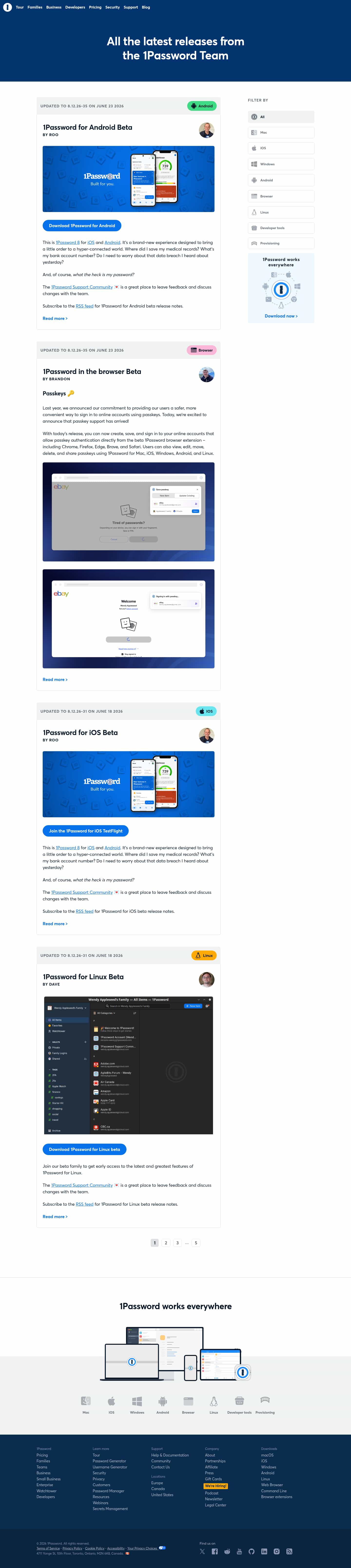 Latest website image capture