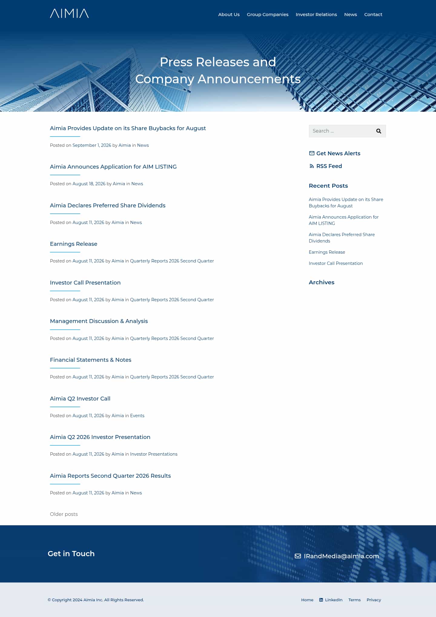 Latest website image capture