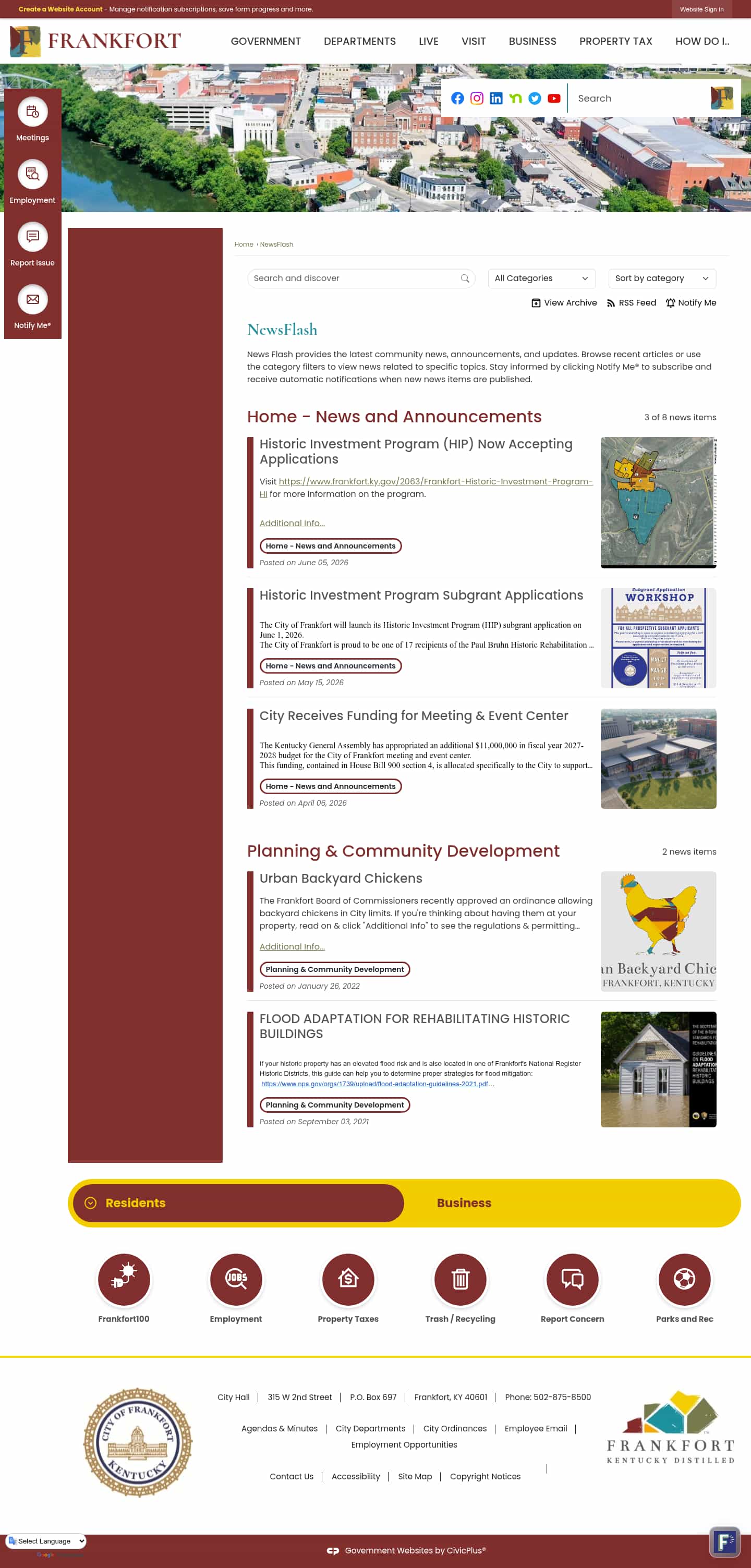 Latest website image capture