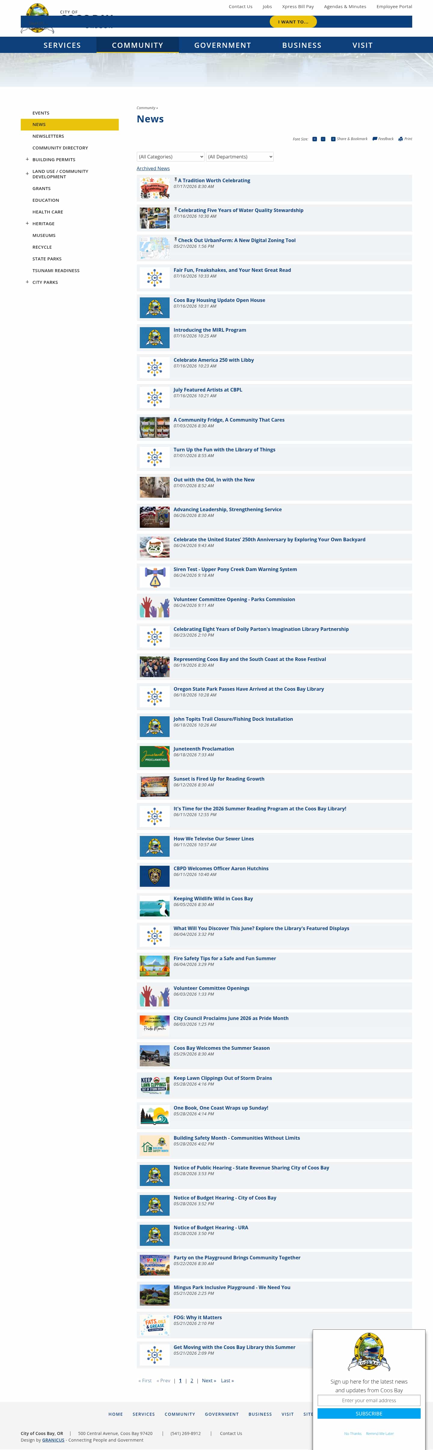 Latest website image capture