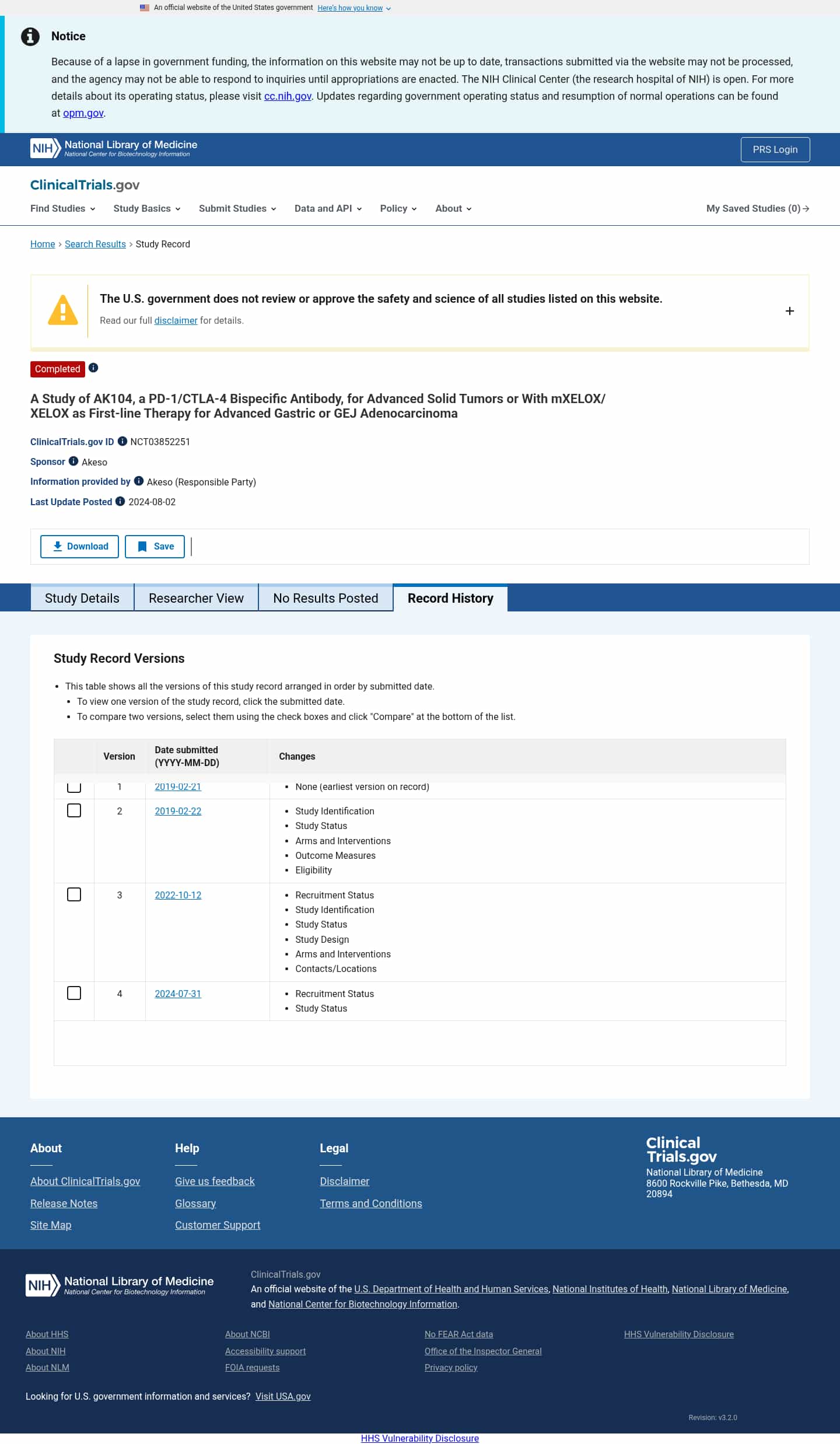 Latest website image capture