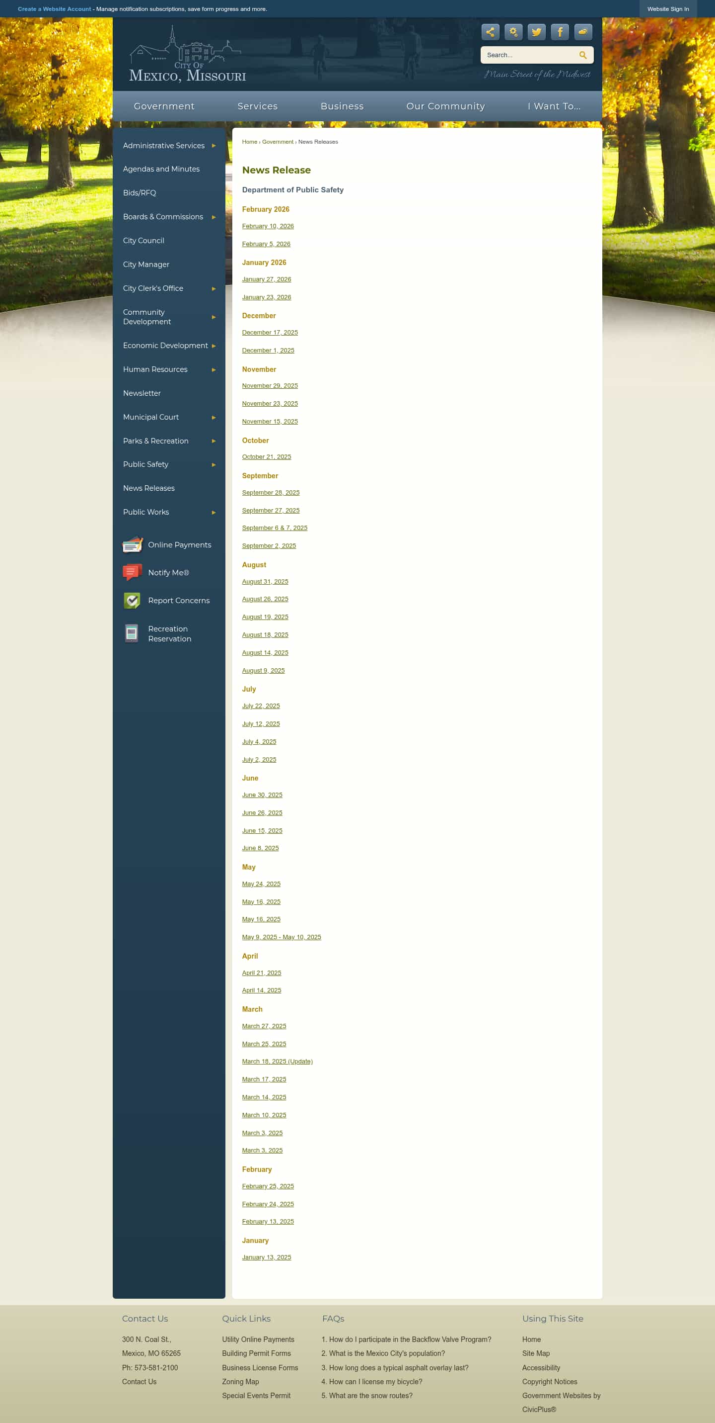 Latest website image capture