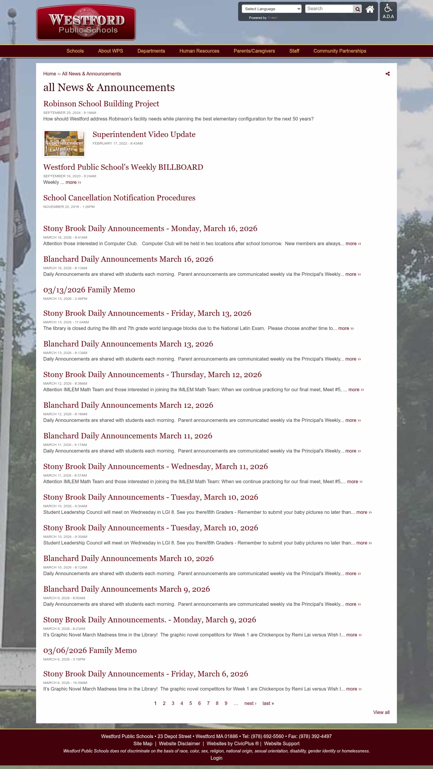 Latest website image capture