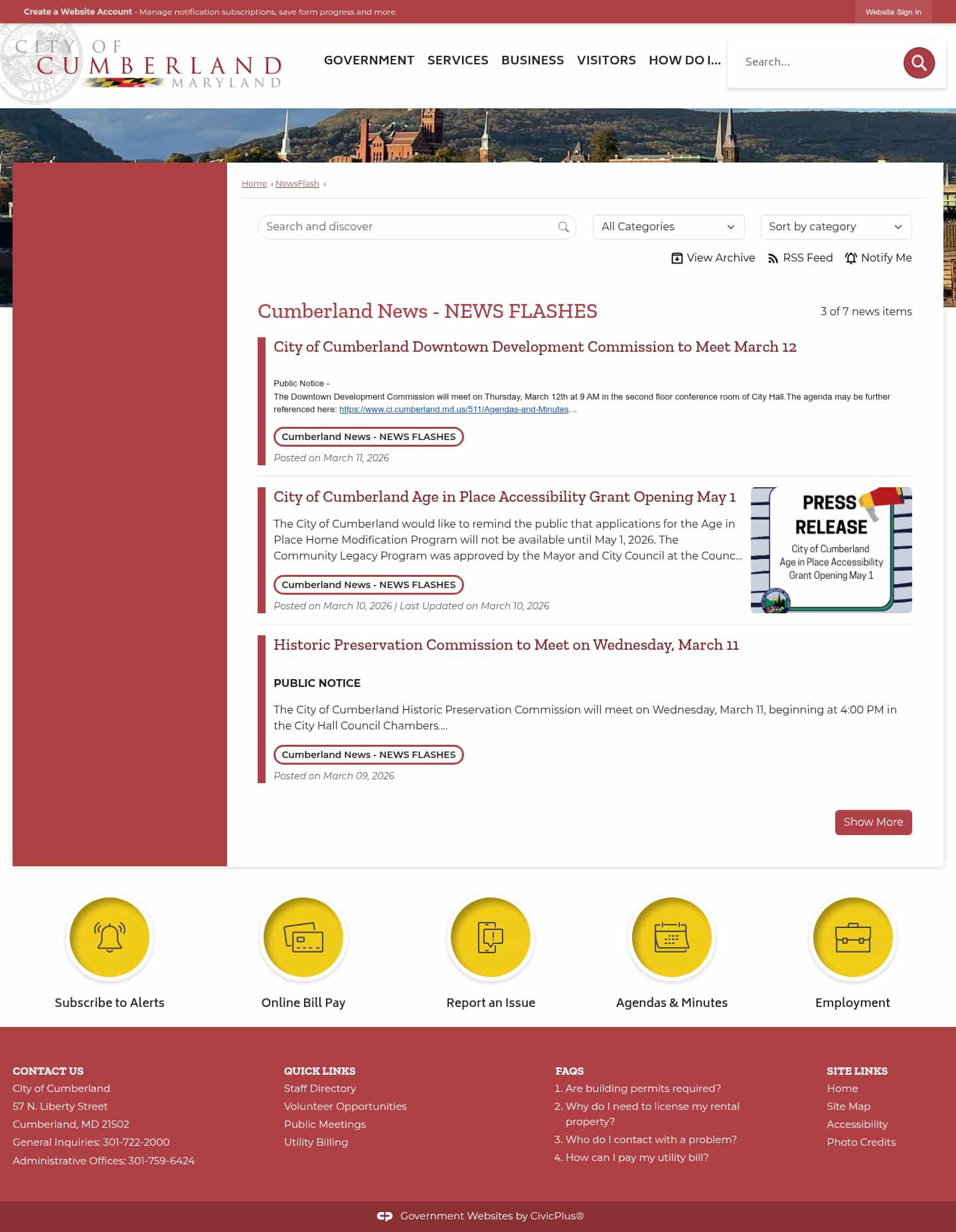 Latest website image capture