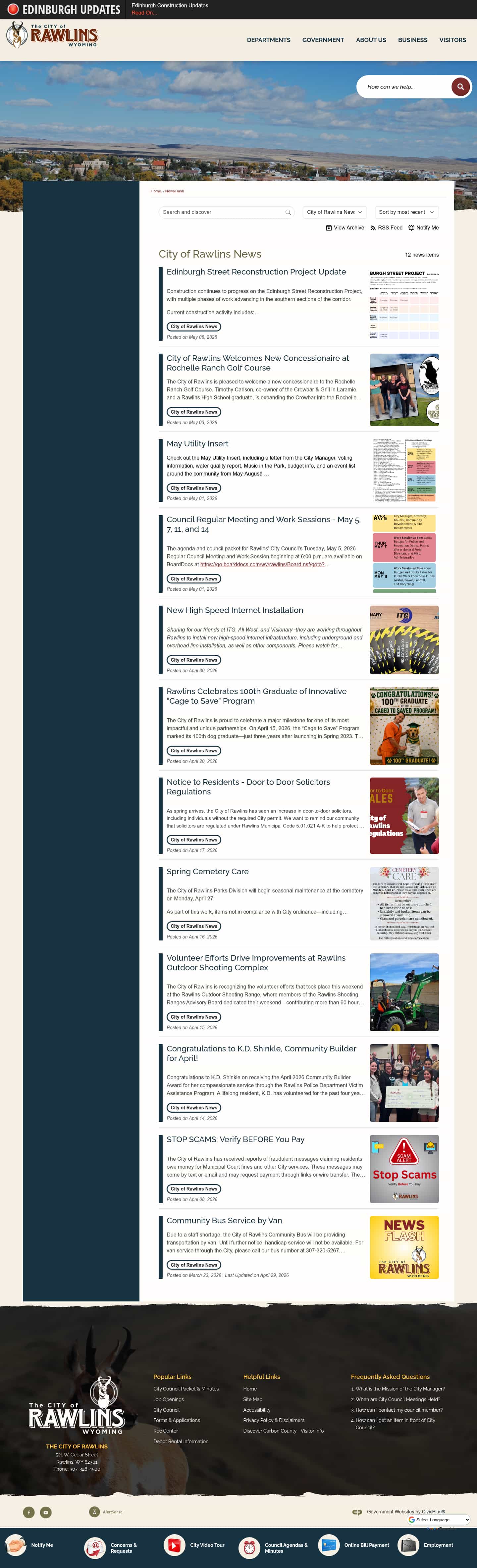 Latest website image capture