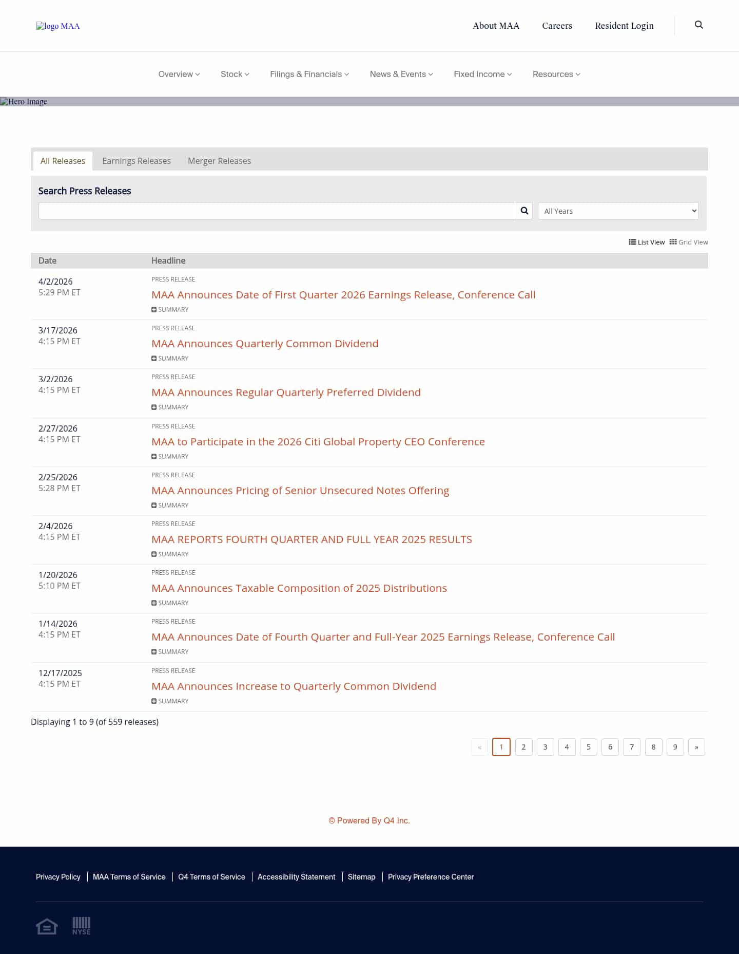 Latest website image capture