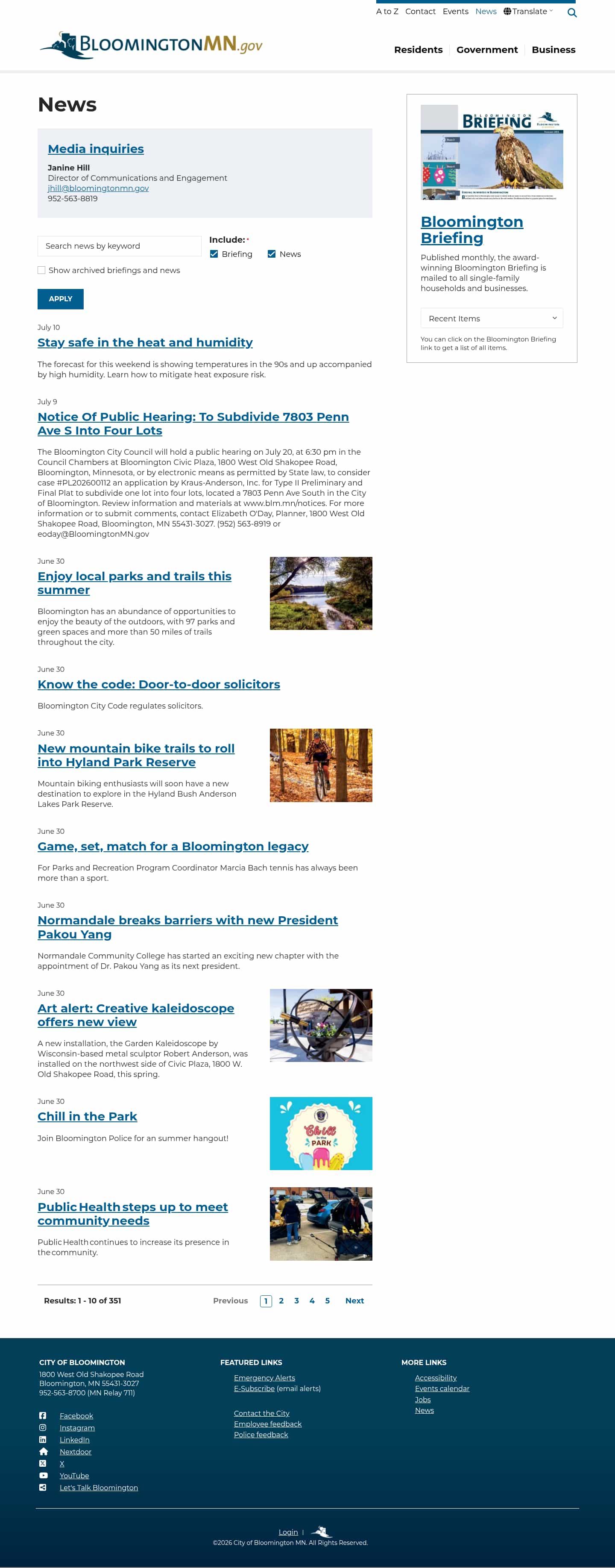 Latest website image capture