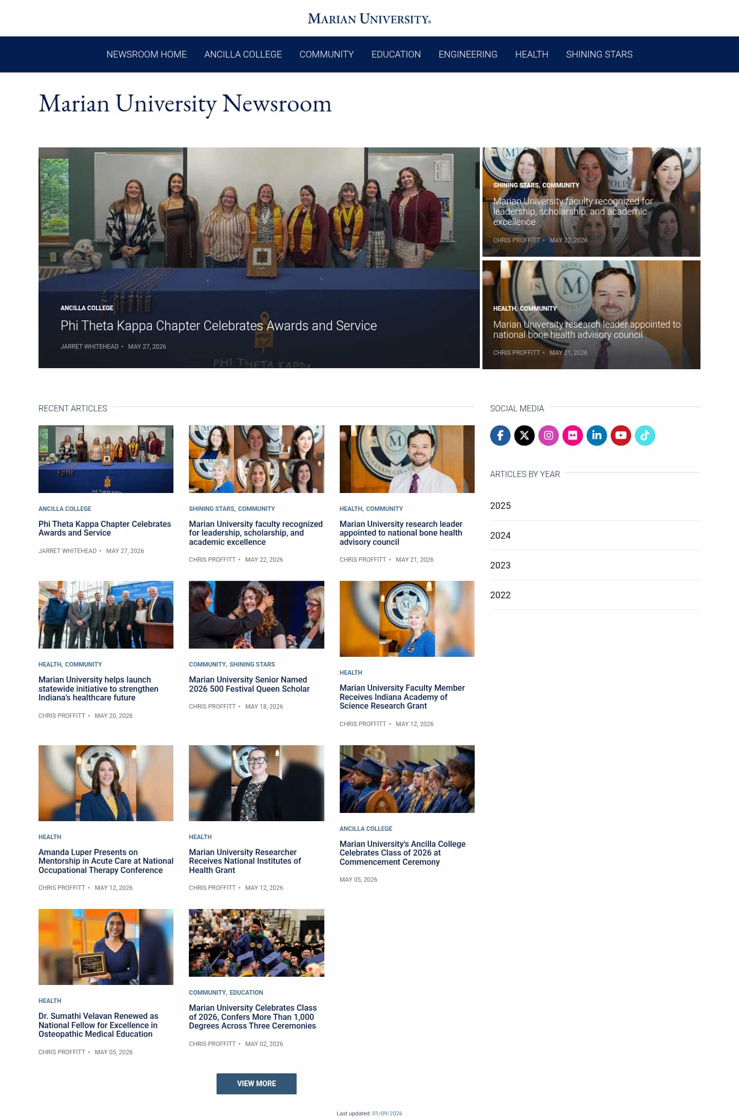 Latest website image capture
