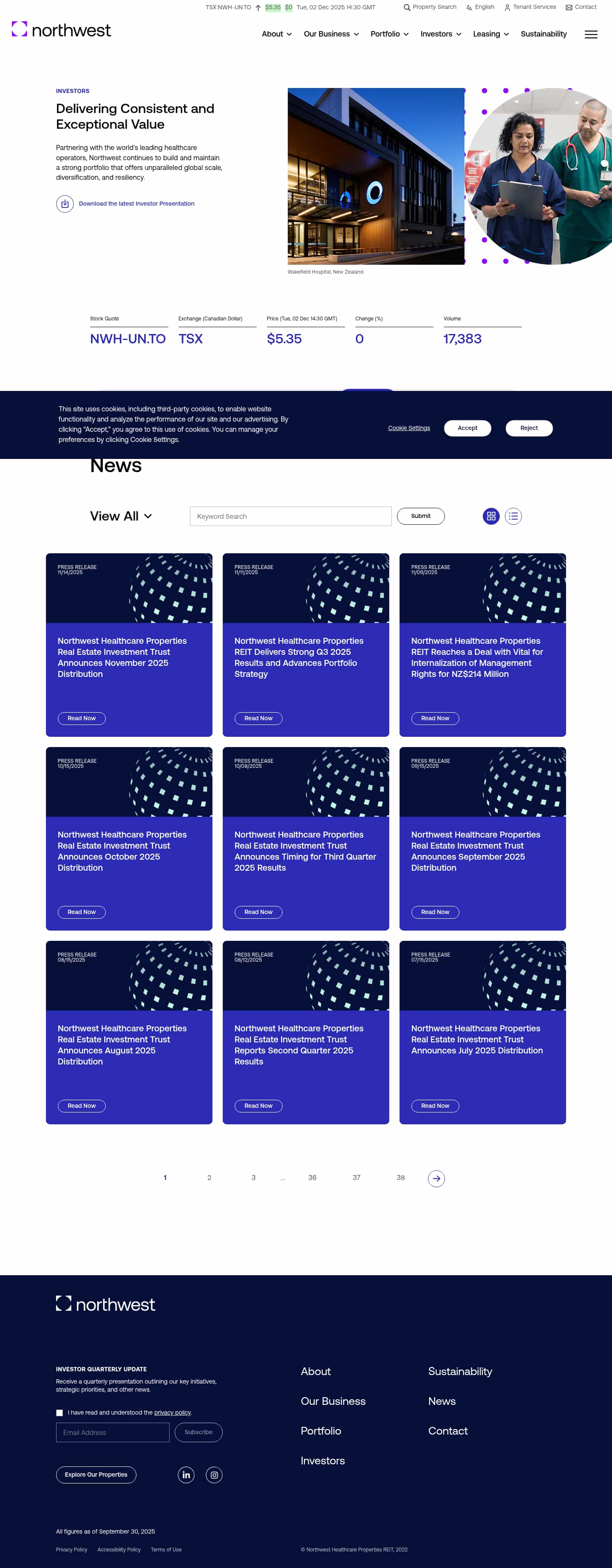 Latest website image capture