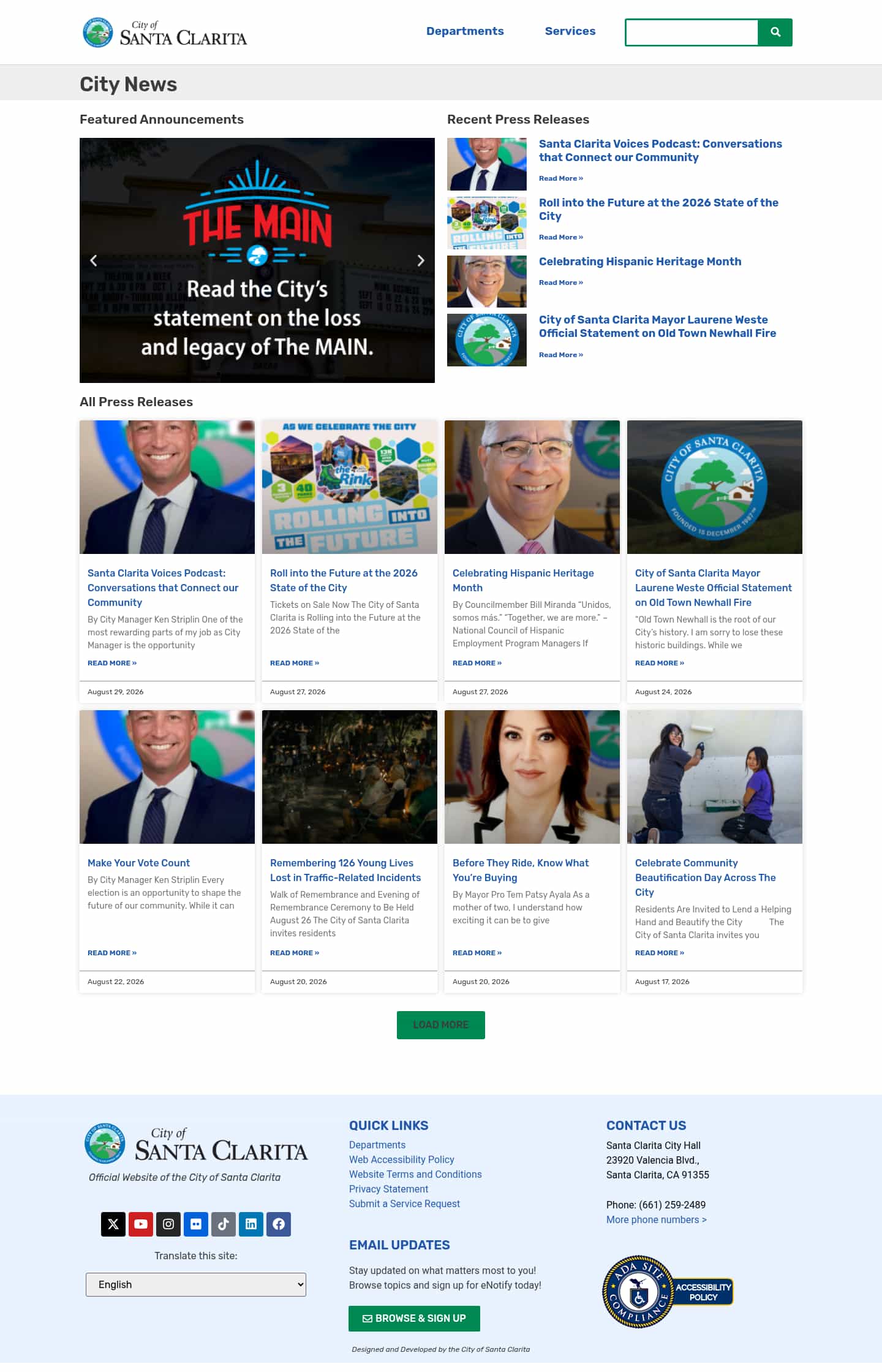 Latest website image capture