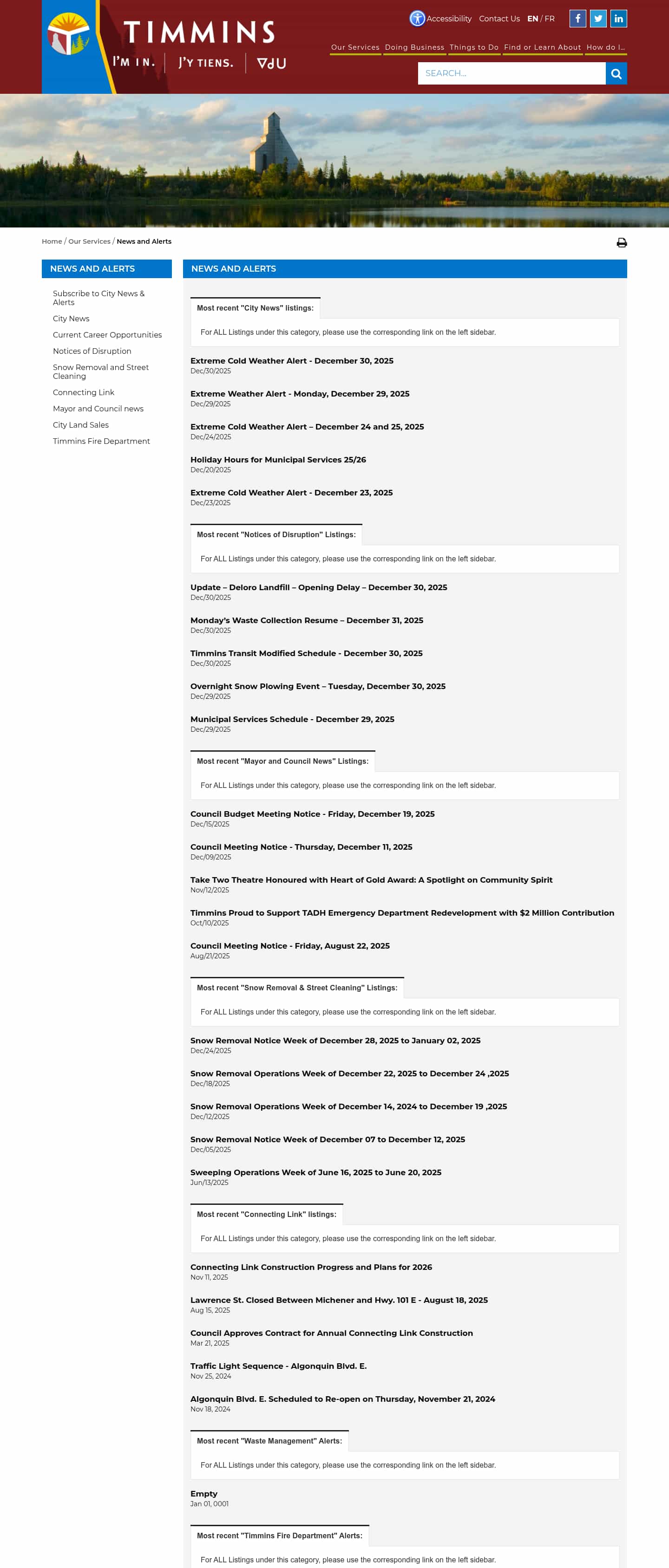 Latest website image capture