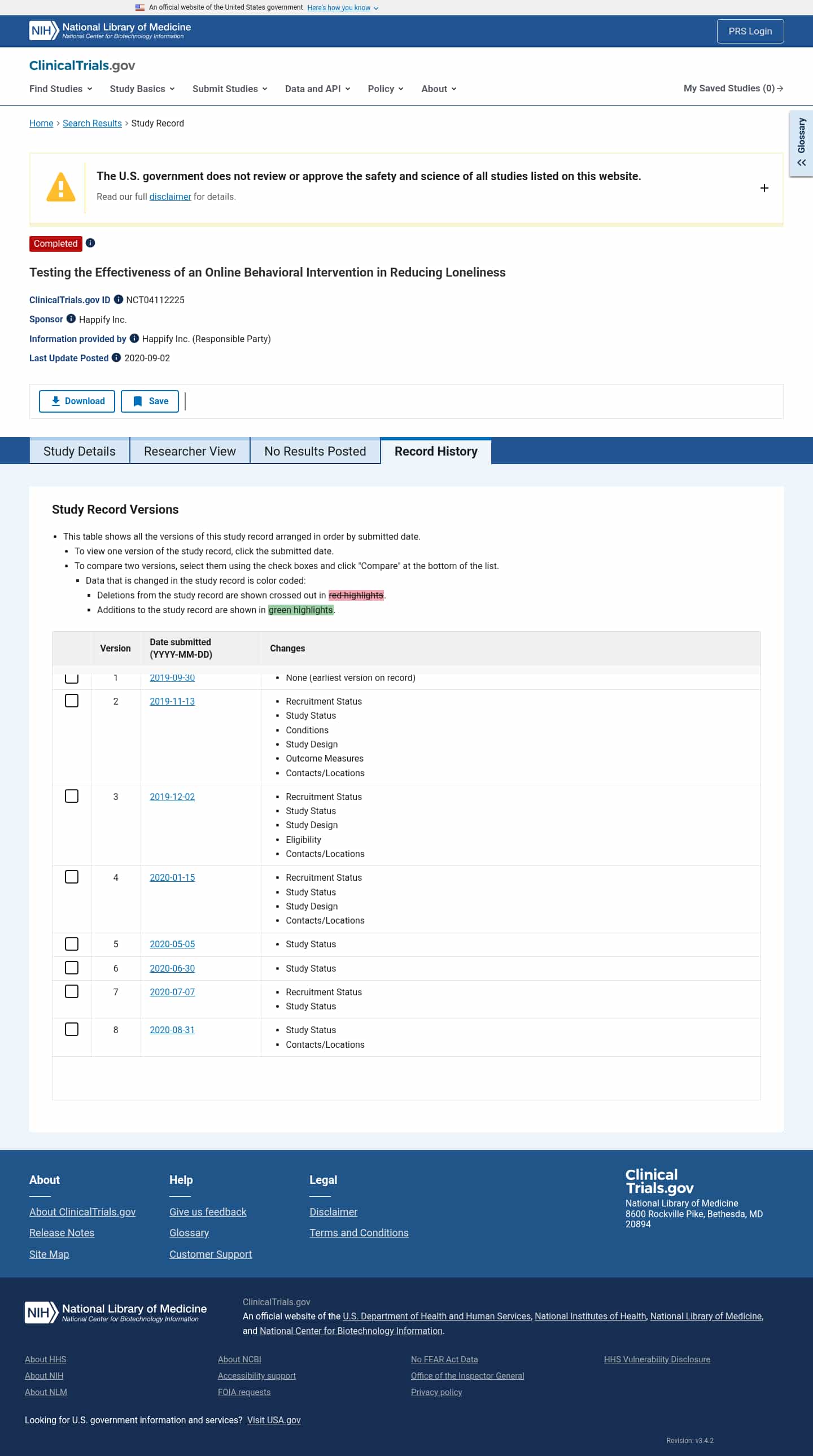Latest website image capture