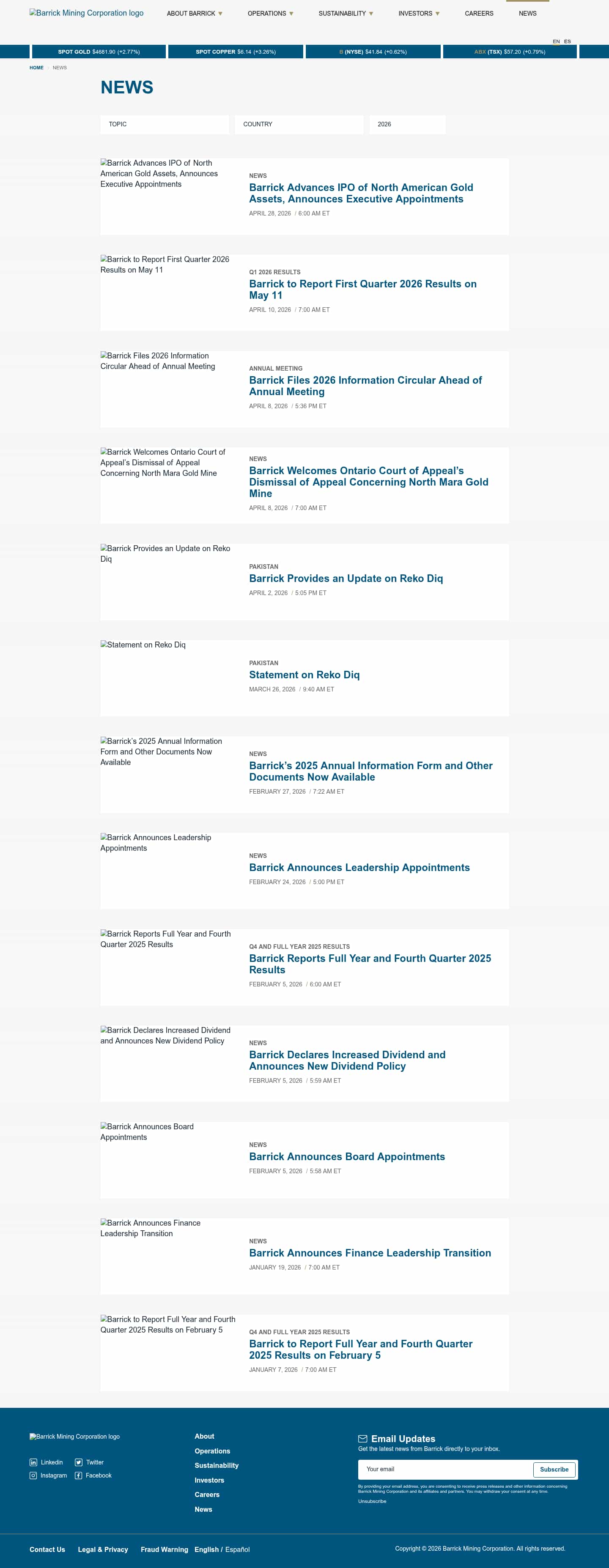 Latest website image capture