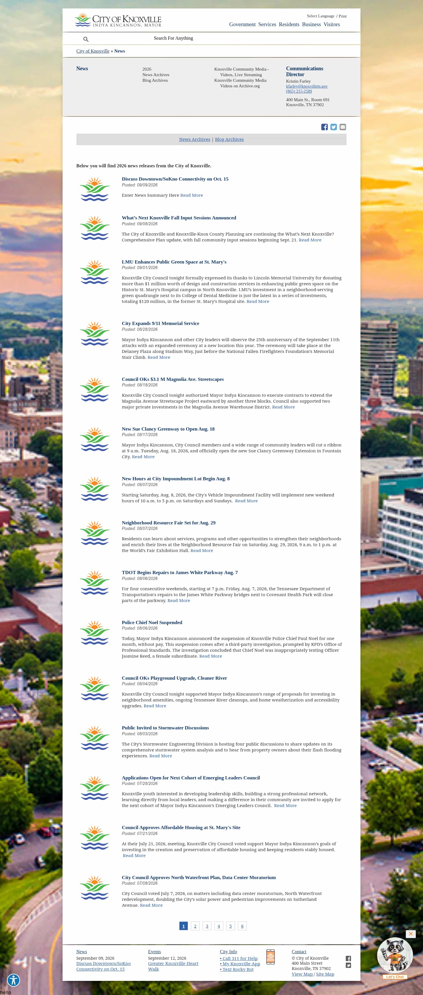 Latest website image capture