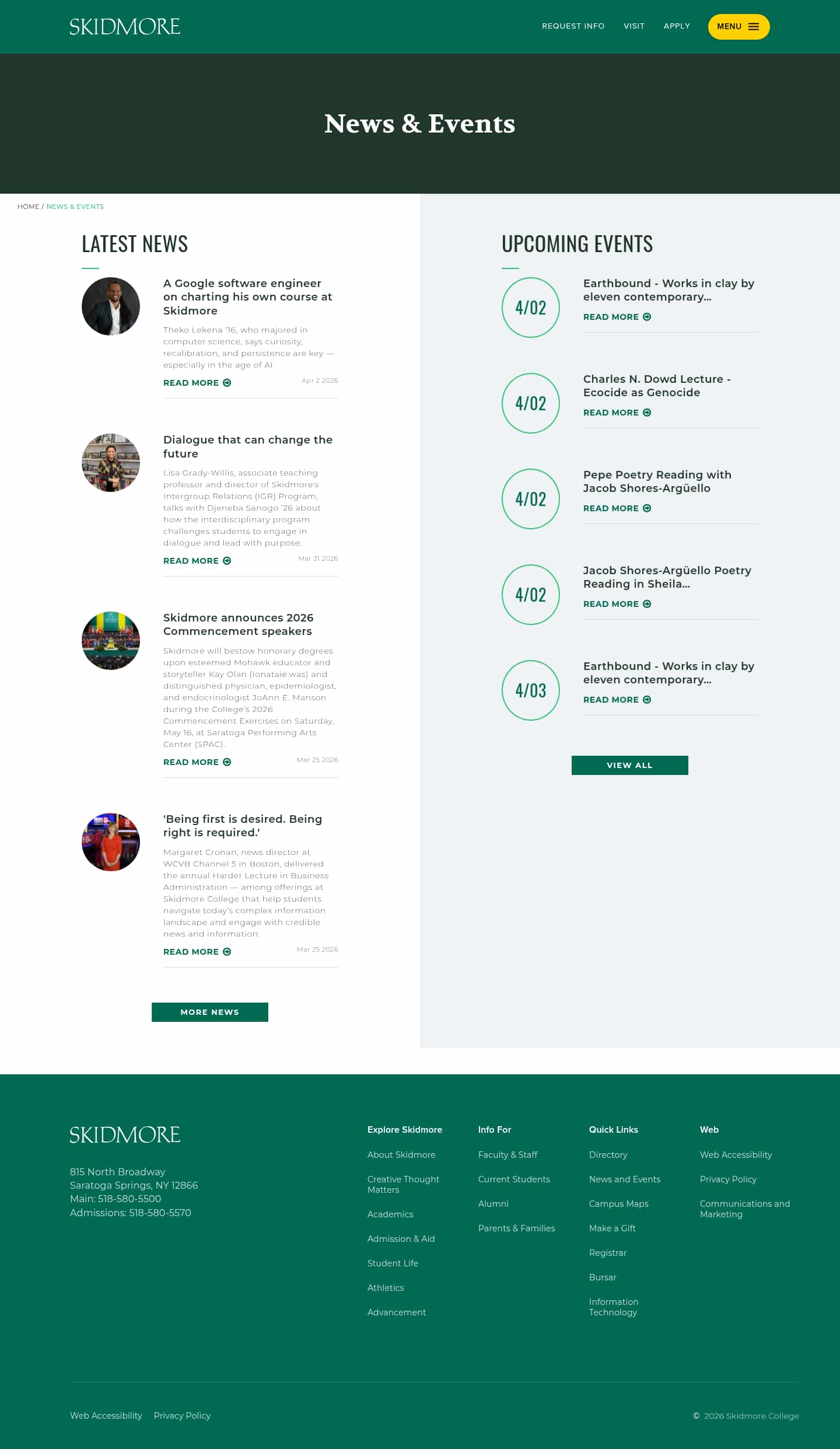 Latest website image capture