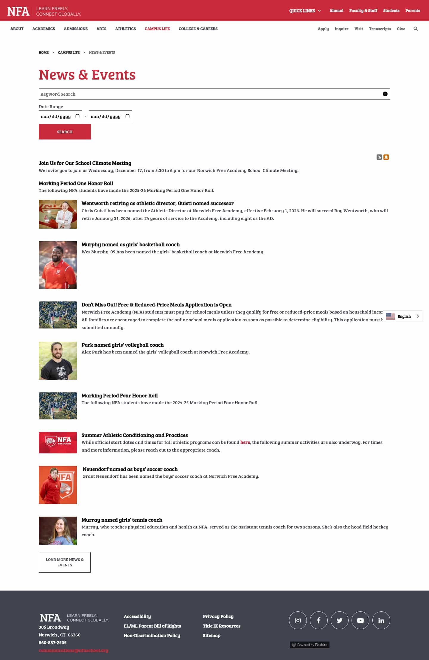 Latest website image capture