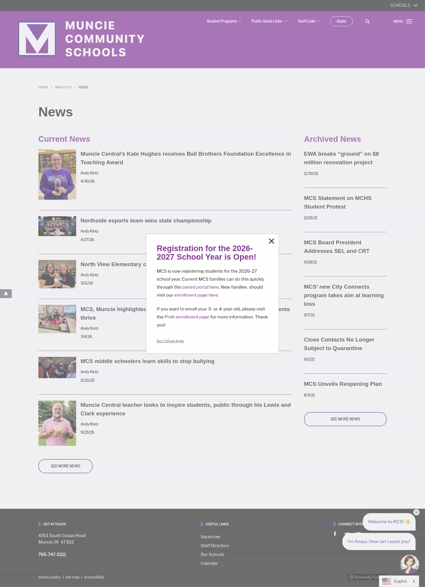 Latest website image capture