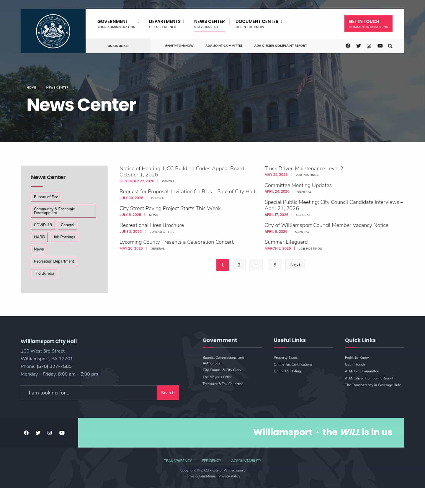 Latest website image capture