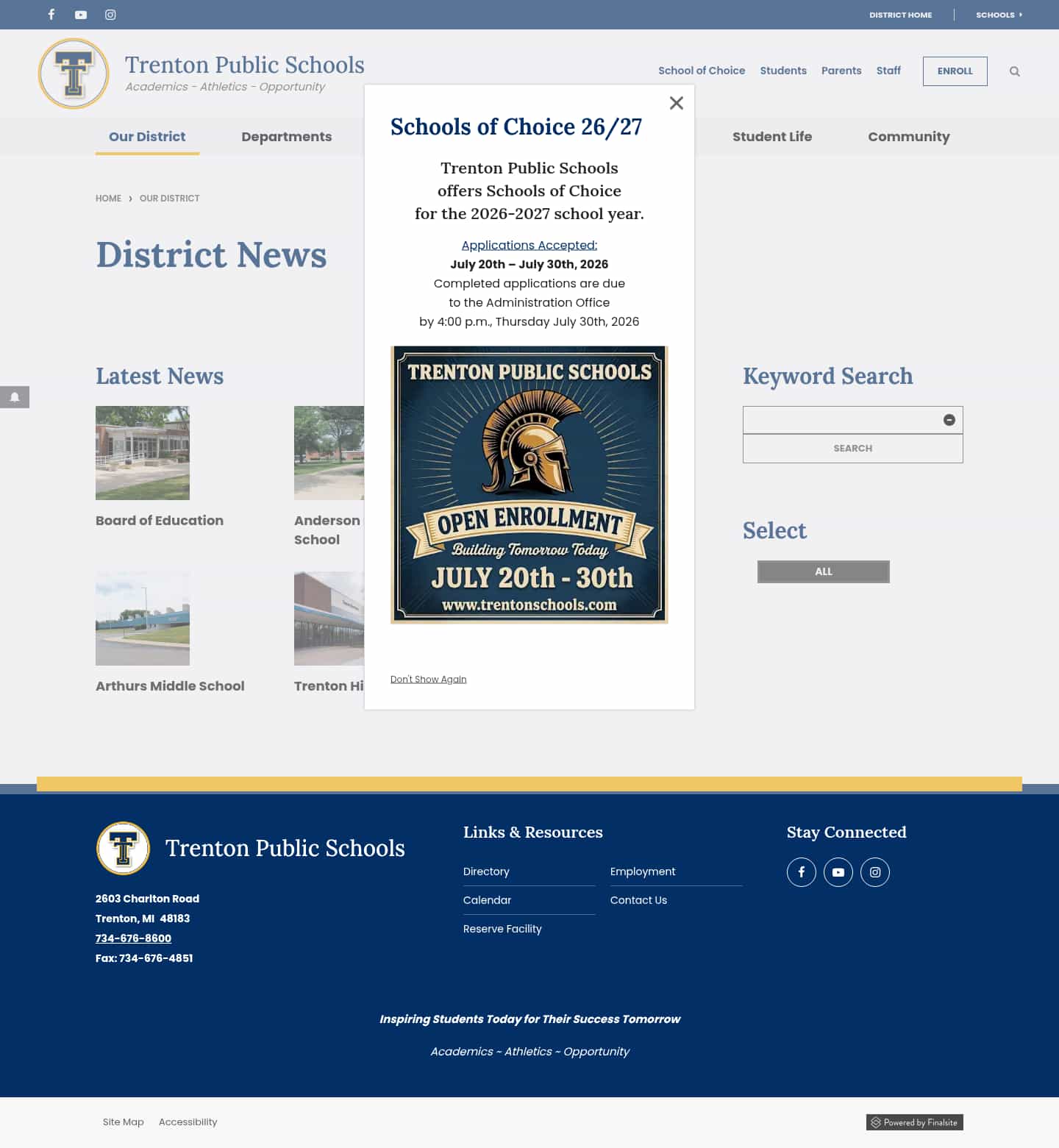 Latest website image capture