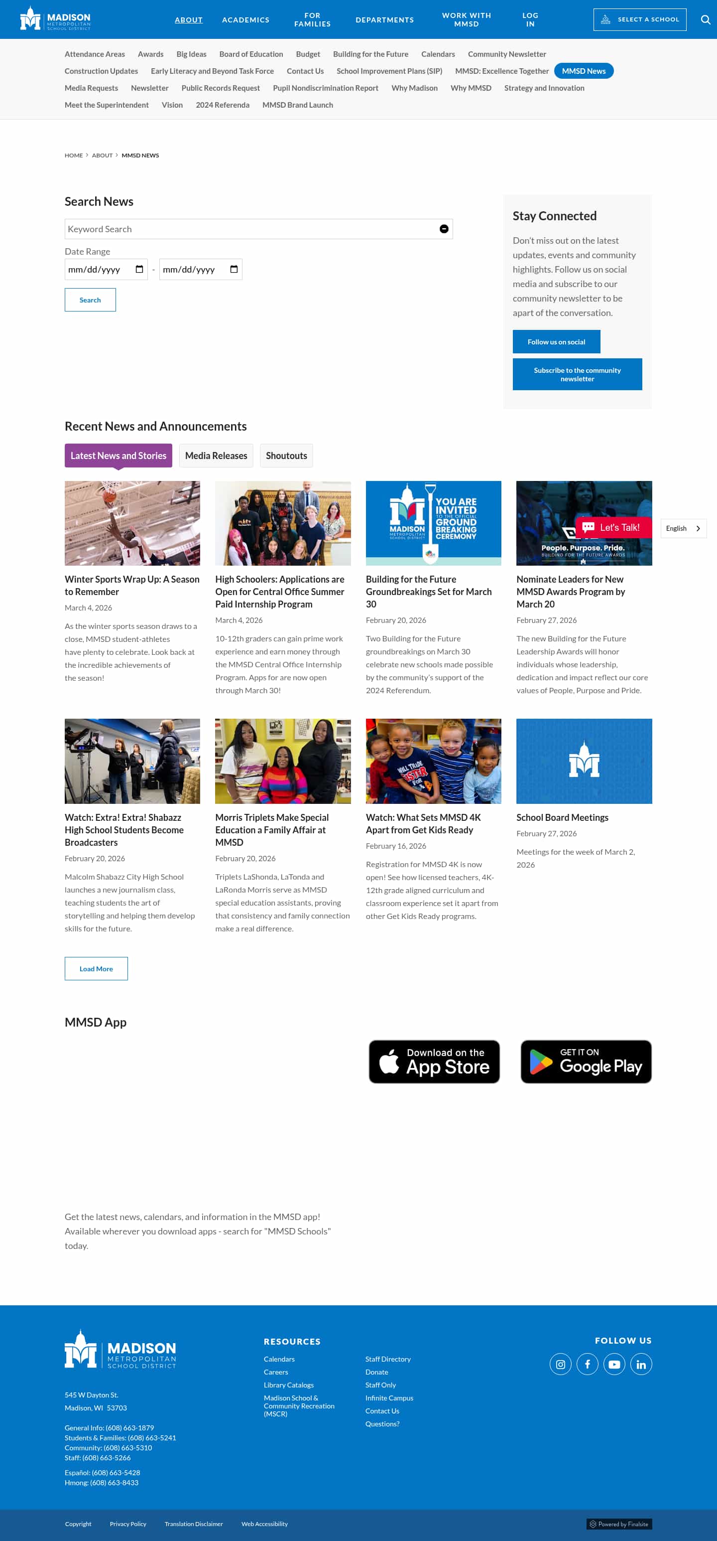 Latest website image capture