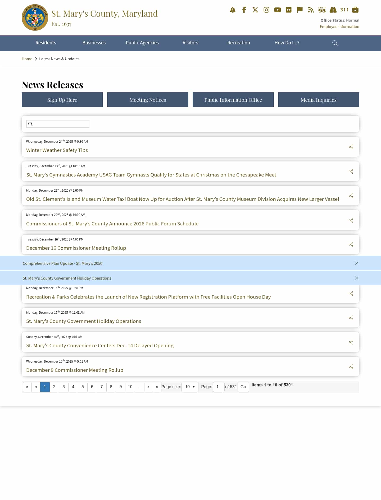 Latest website image capture