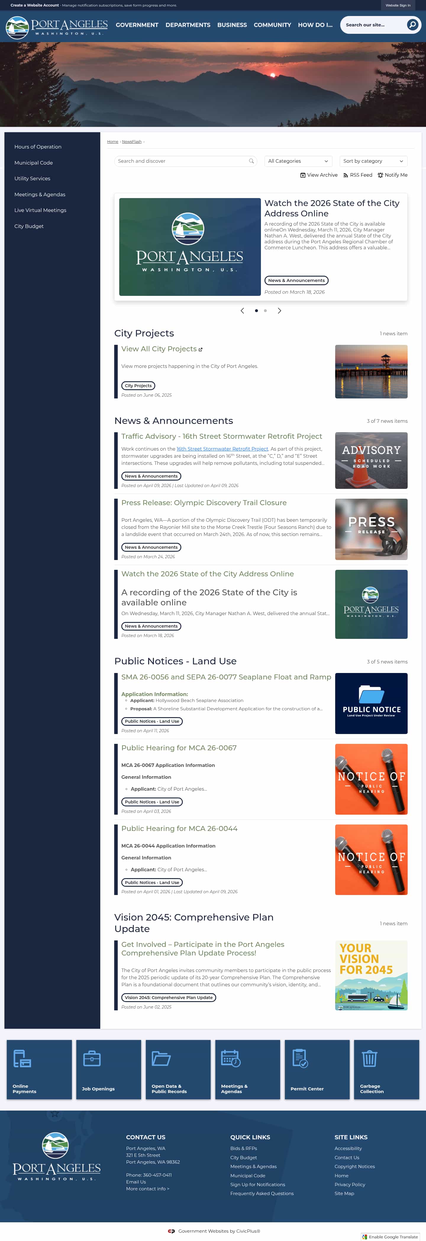 Latest website image capture