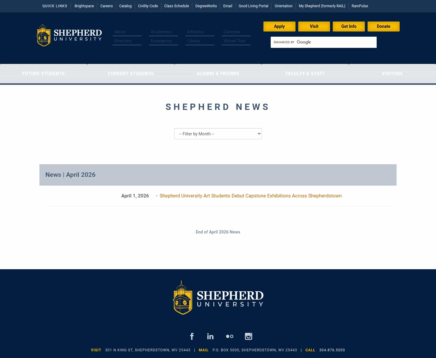 Latest website image capture