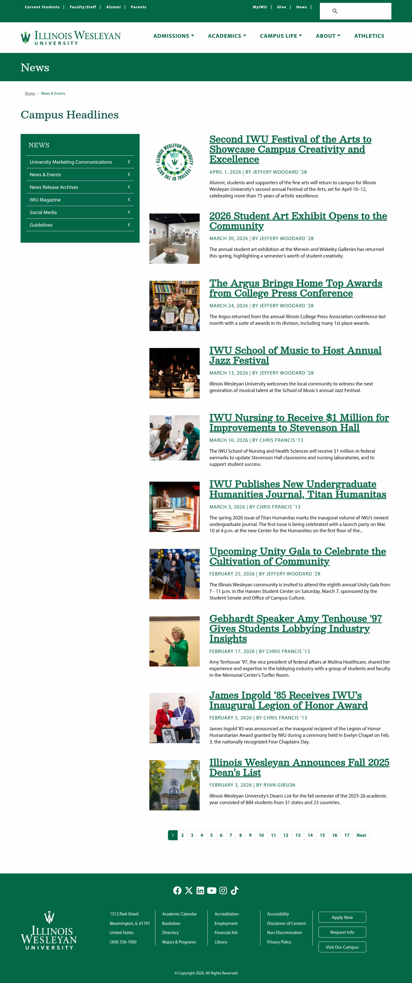 Latest website image capture