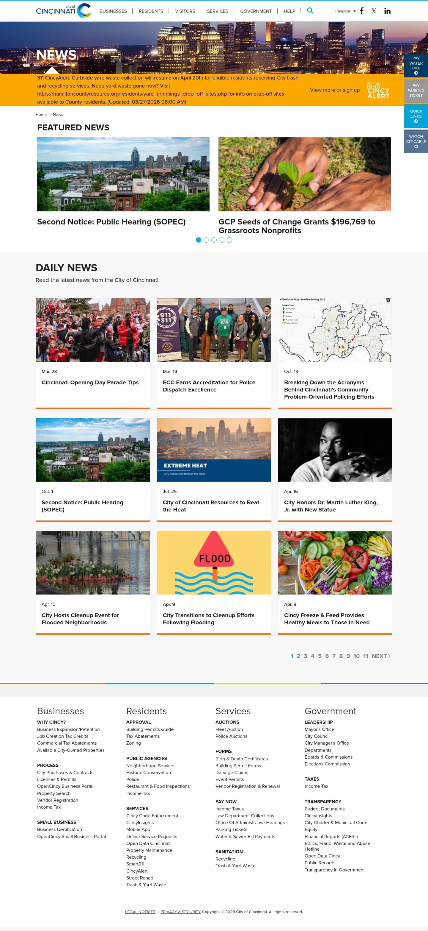 Latest website image capture