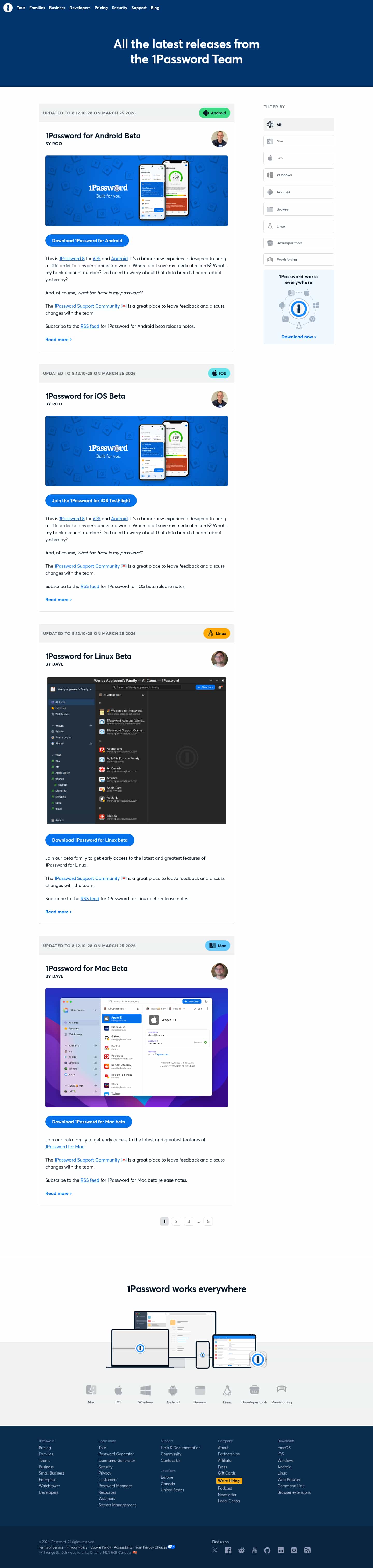 Latest website image capture