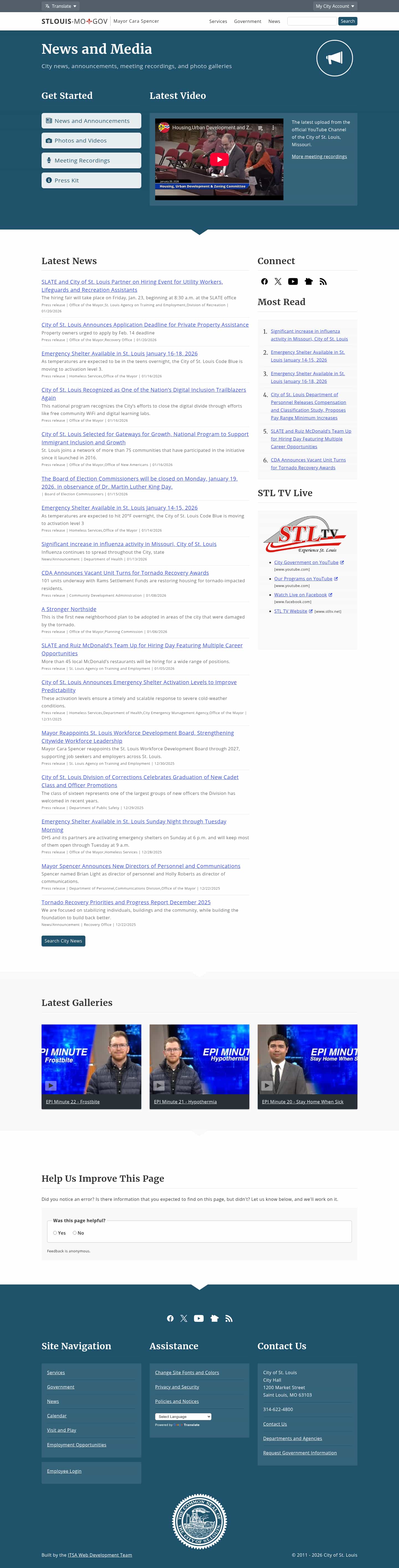 Latest website image capture