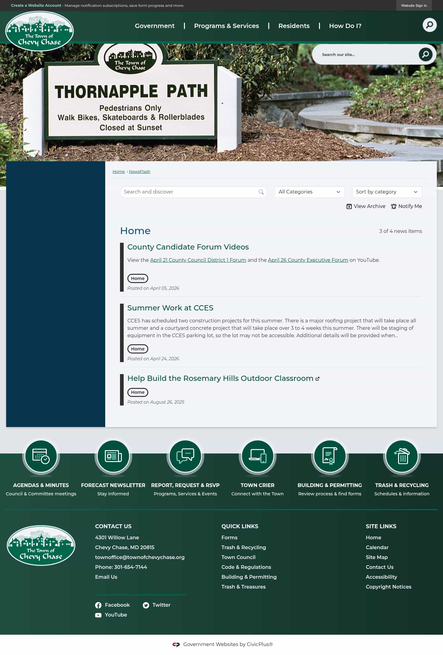 Latest website image capture