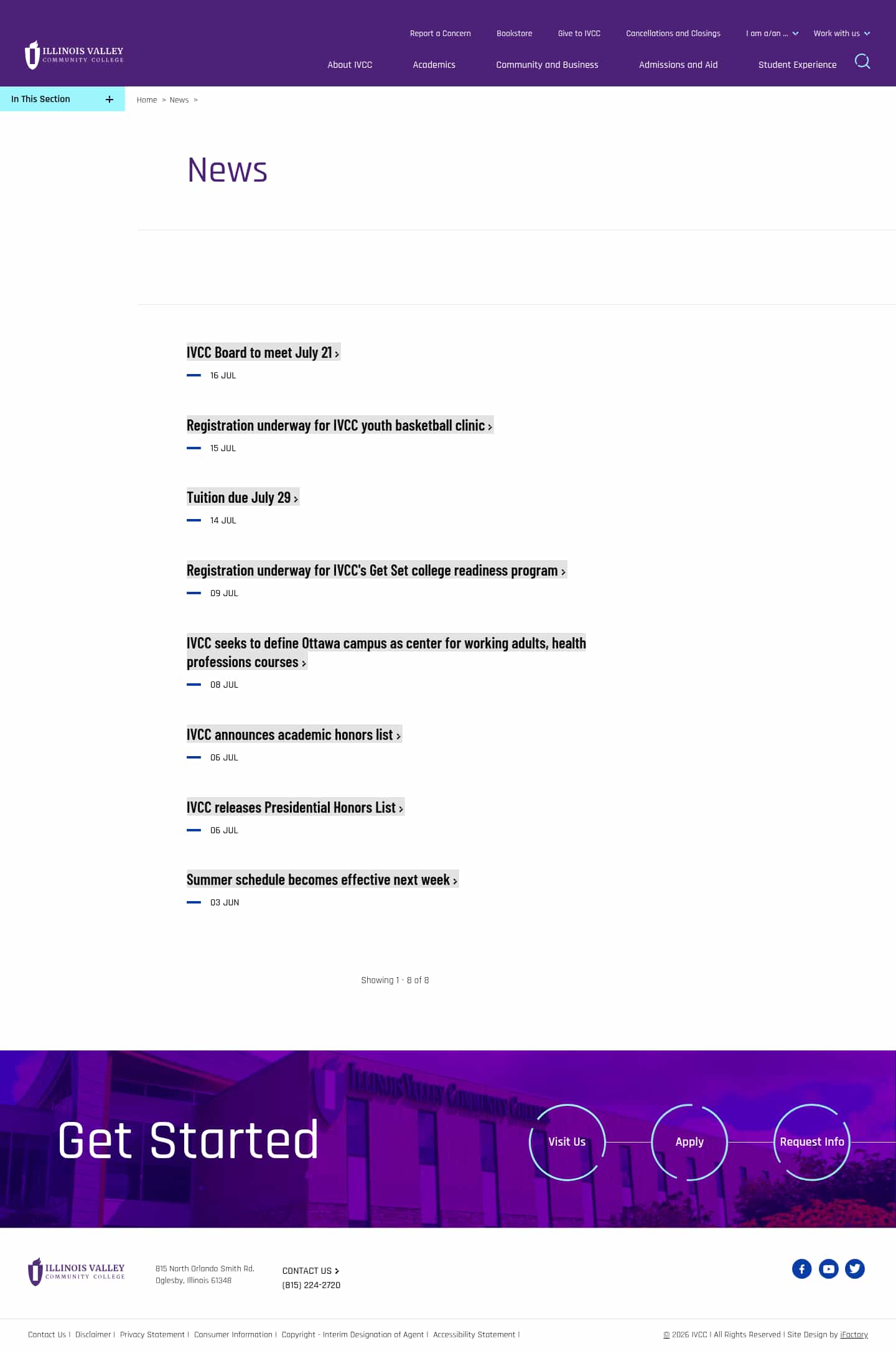 Latest website image capture