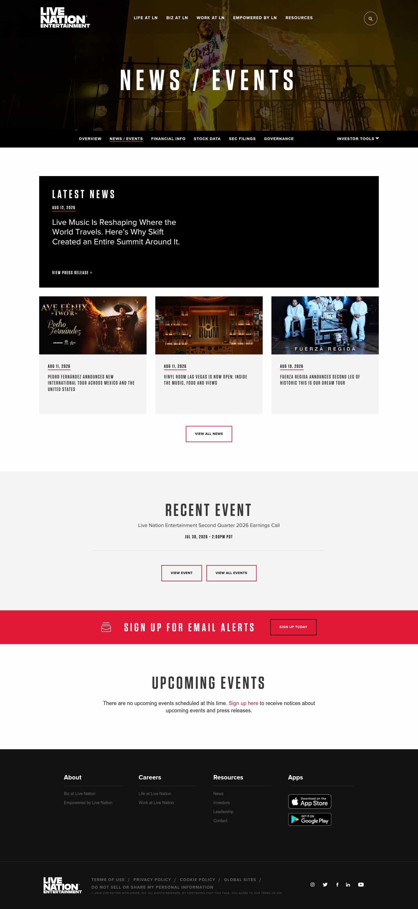 Latest website image capture