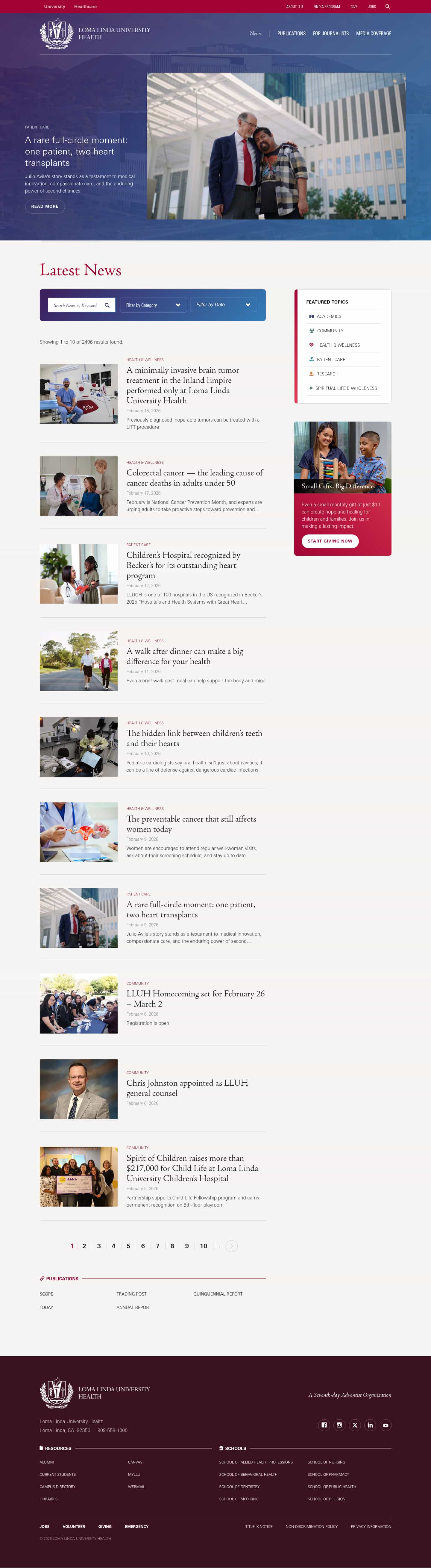 Latest website image capture