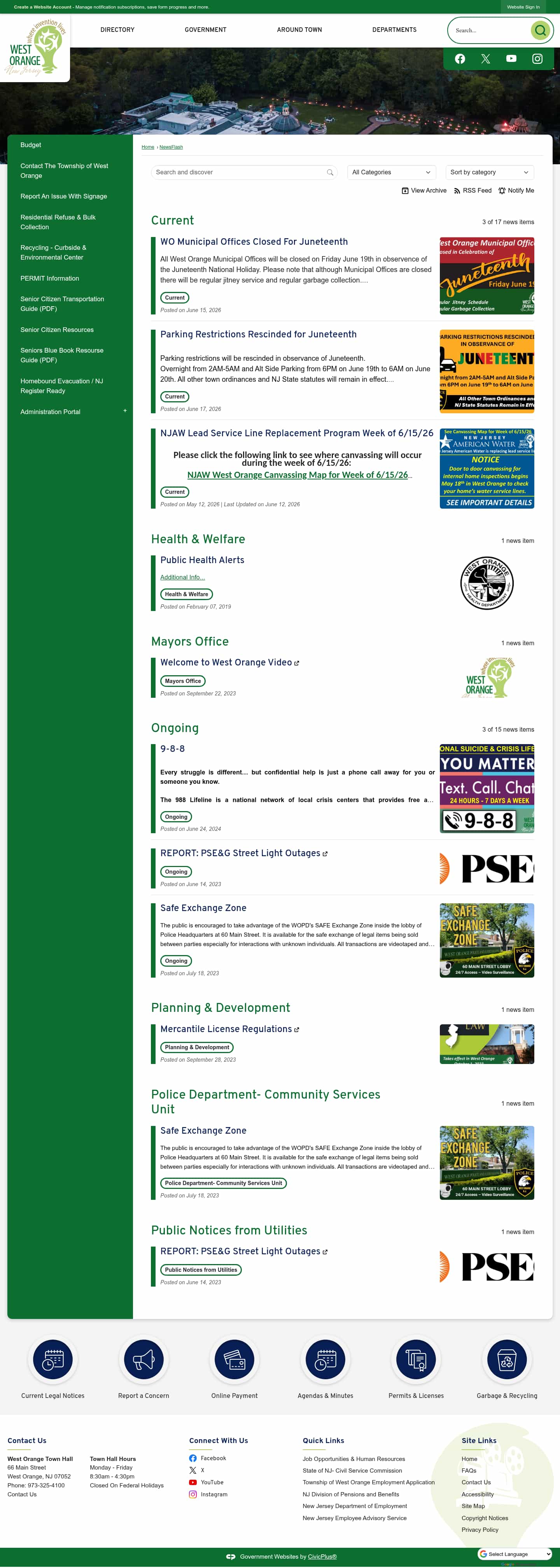 Latest website image capture