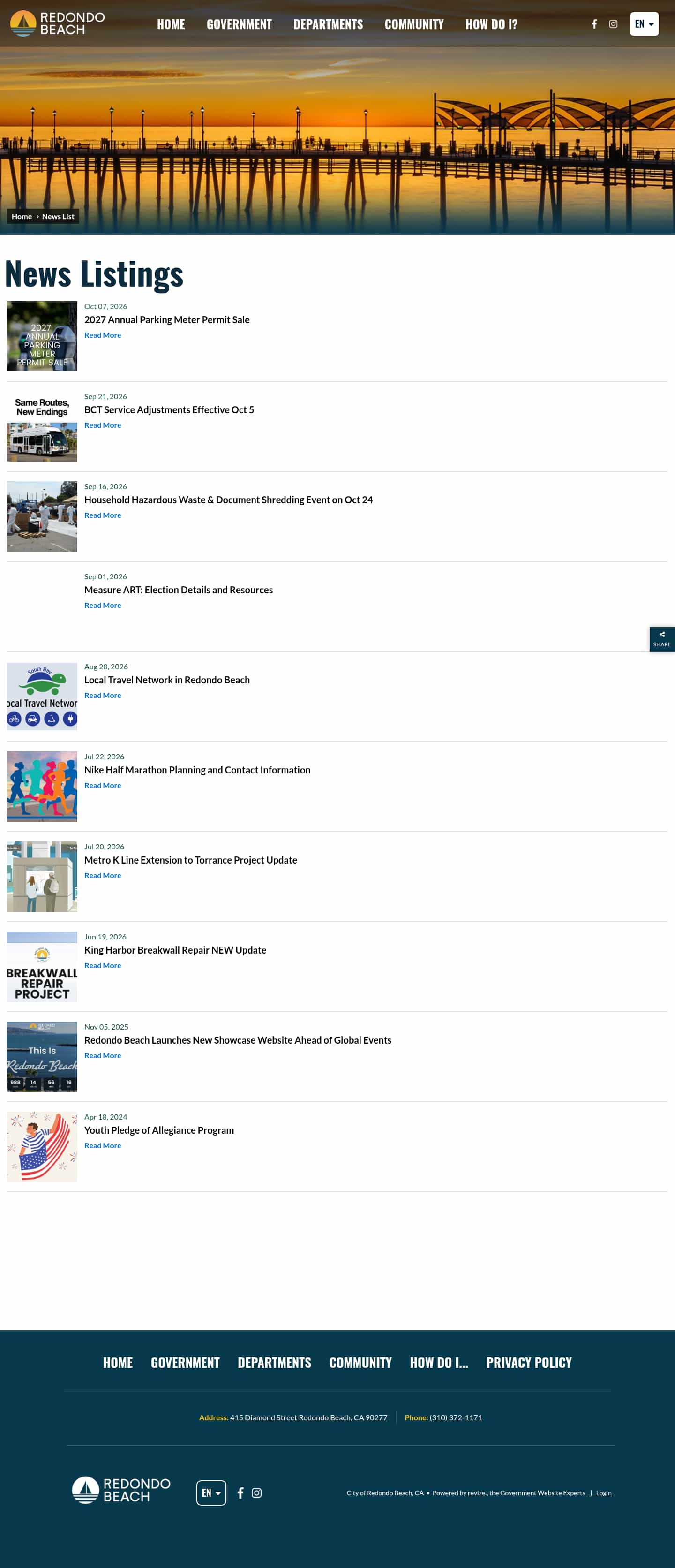 Latest website image capture